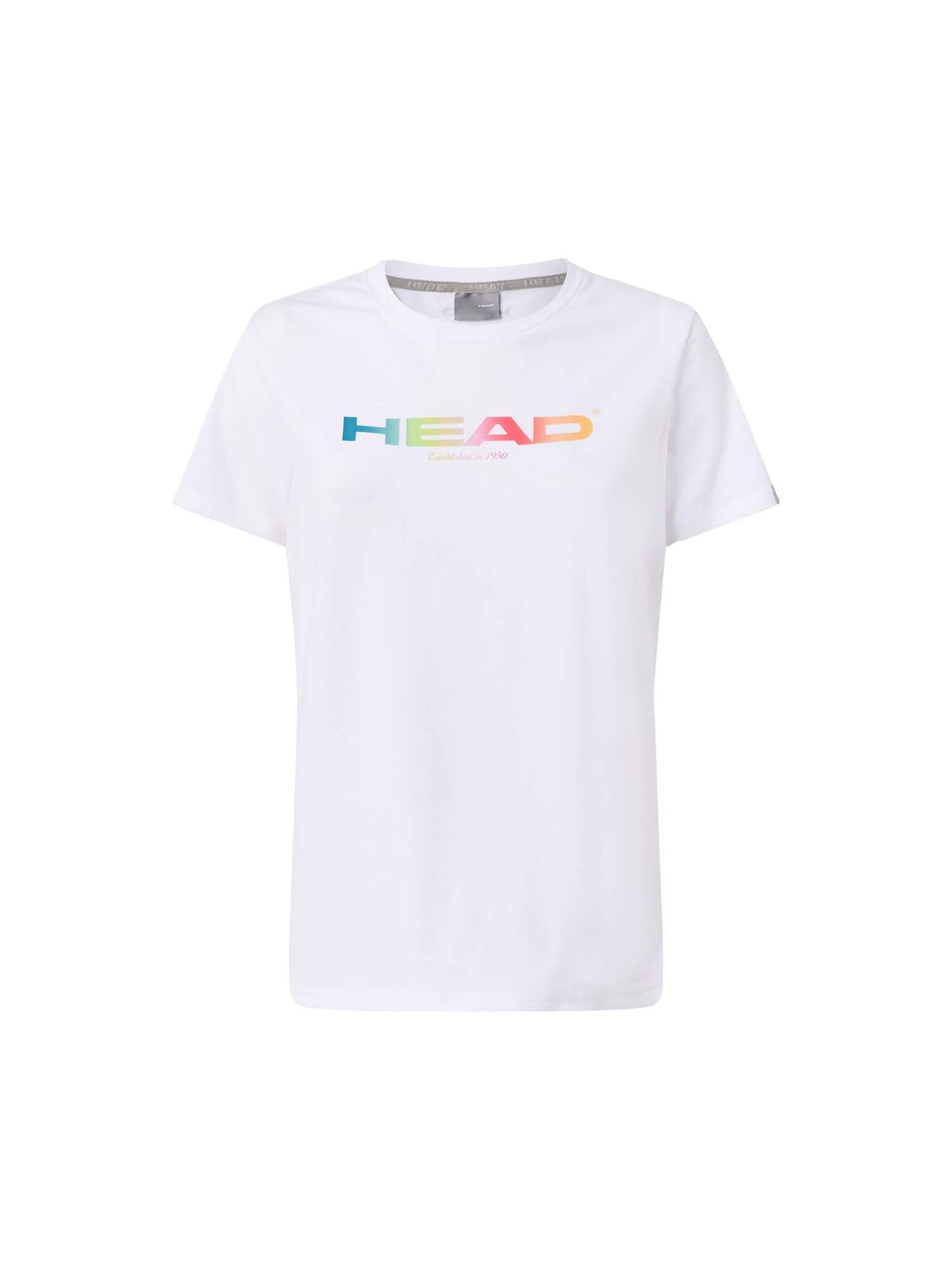 HEAD RAINBOW Womens Tennis T-Shirt in White - front view