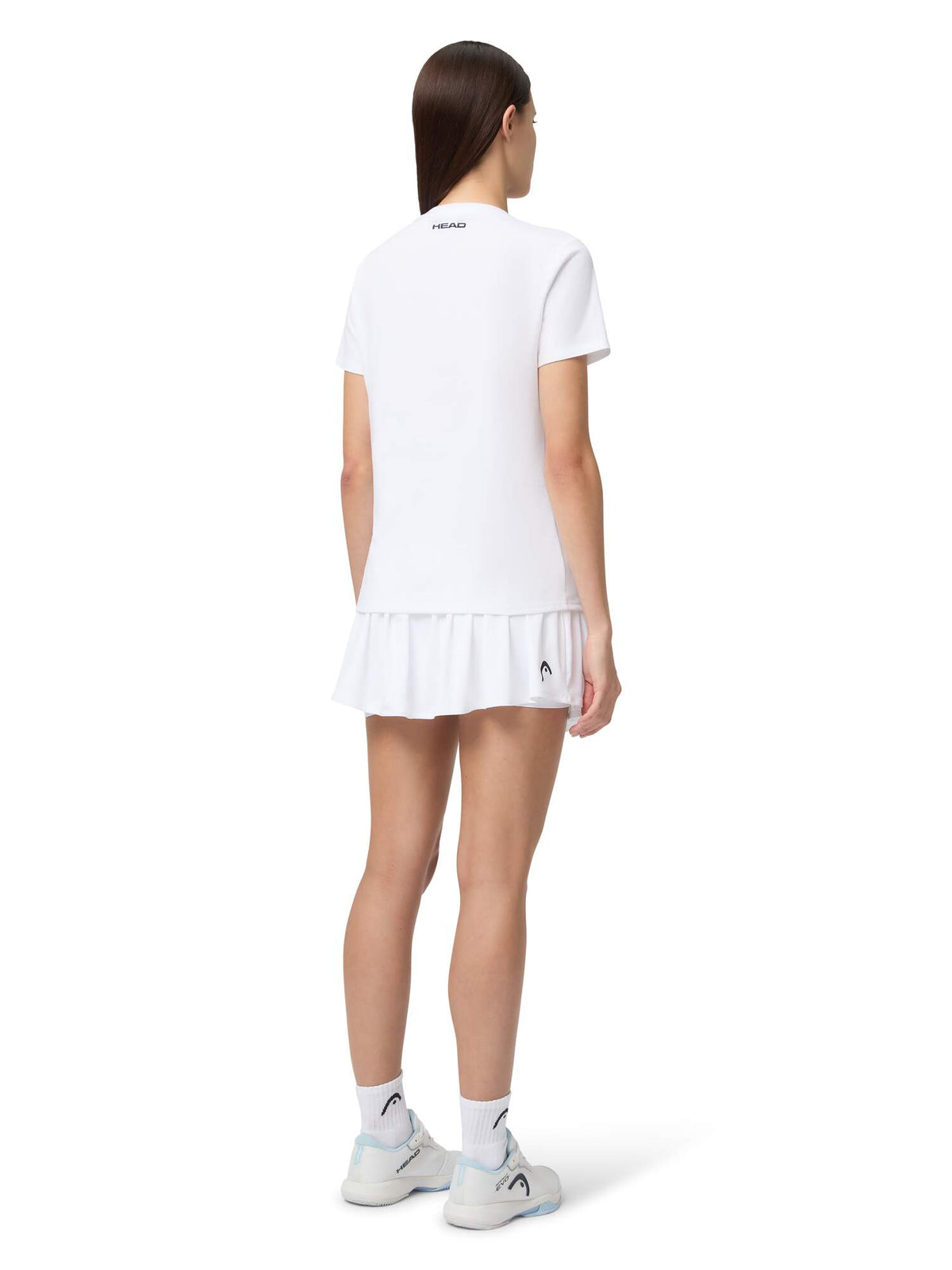 HEAD RAINBOW Womens Tennis T-Shirt in White - lifestyle back