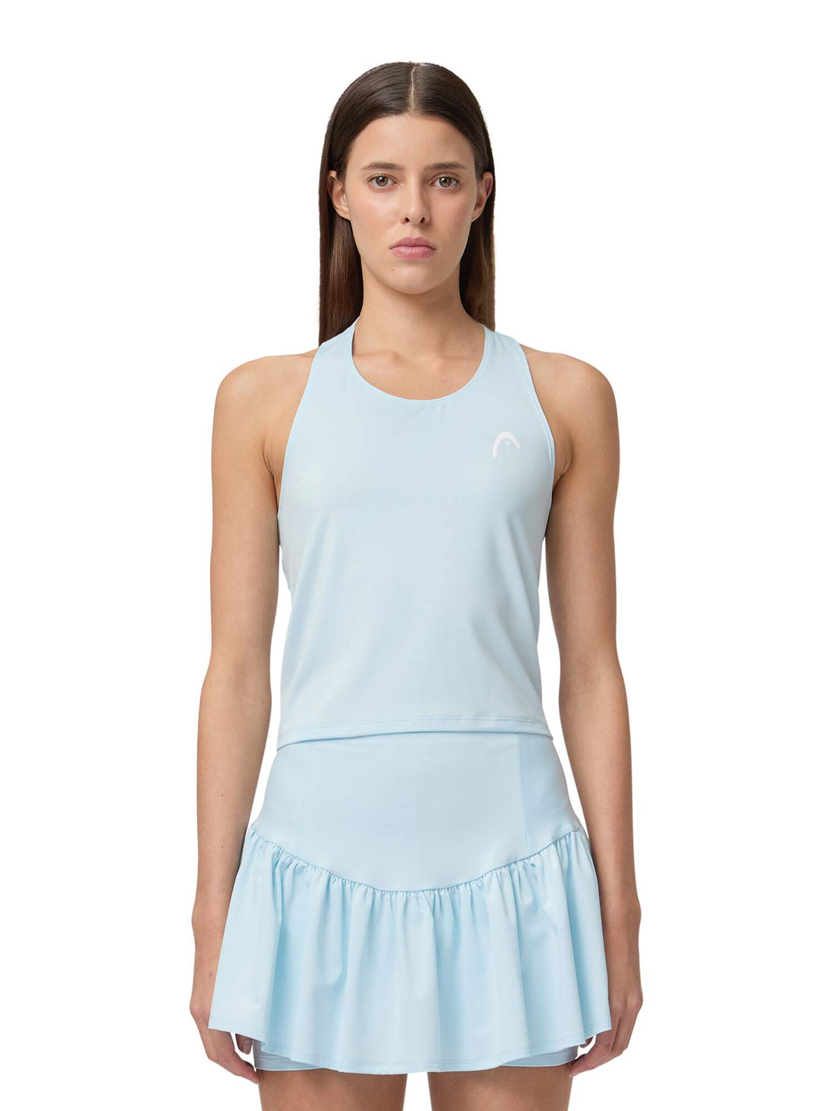 HEAD MOVE Womens Tennis Tank Top in Light Blue - lifestyle close