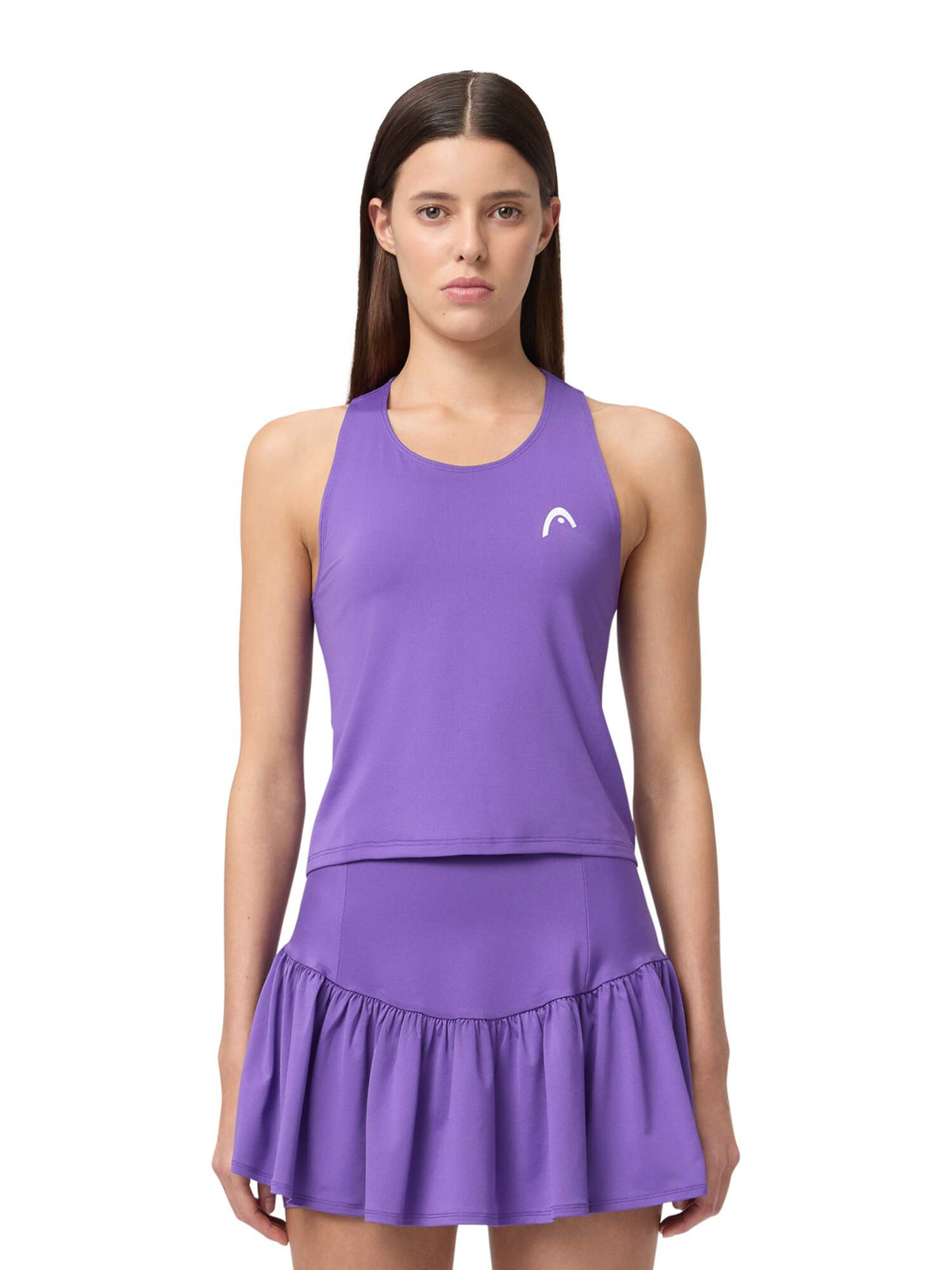 HEAD MOVE Womens Tennis Tank Top in Purple - lifestyle close