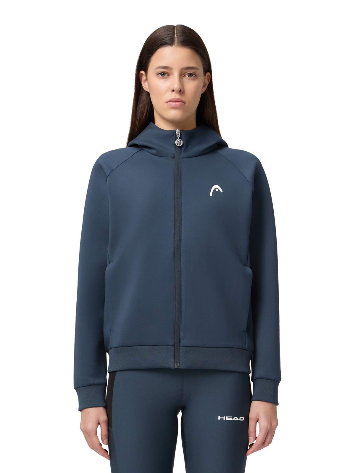 HEAD VISION Hooded Tennis Jacket Womens in Navy - lifestyle