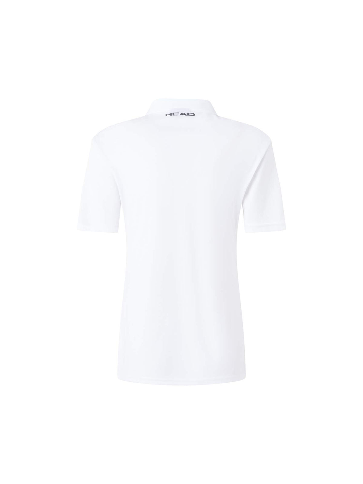 HEAD CLUB 25 TECH Womens Tennis Polo Shirt in White - back view