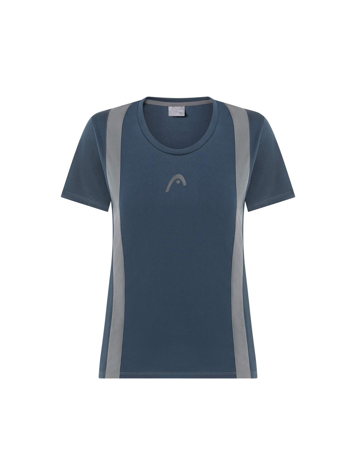 HEAD CLUB 25 TECH Womens Tennis T-Shirt Navy in Navy - front view