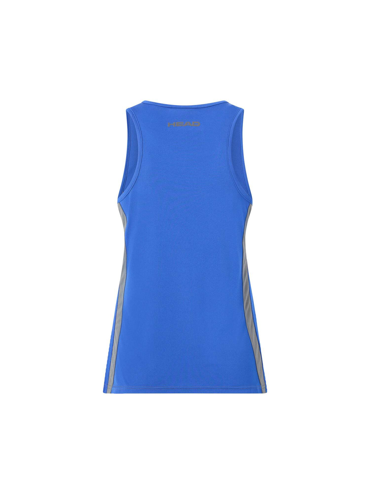 HEAD CLUB 25 TECH Womens Tennis Tank Top in Royal Blue - back view