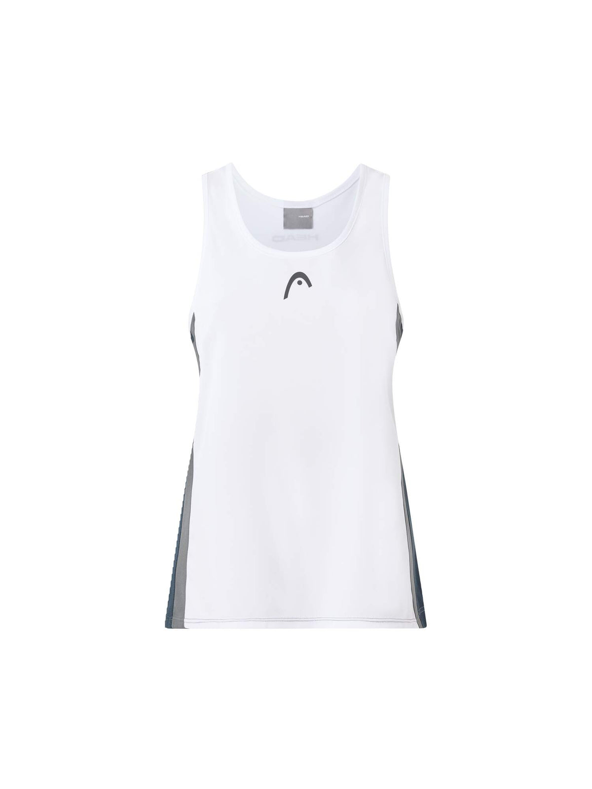 HEAD CLUB 25 TECH Womens Tennis Tank Top in White - front view