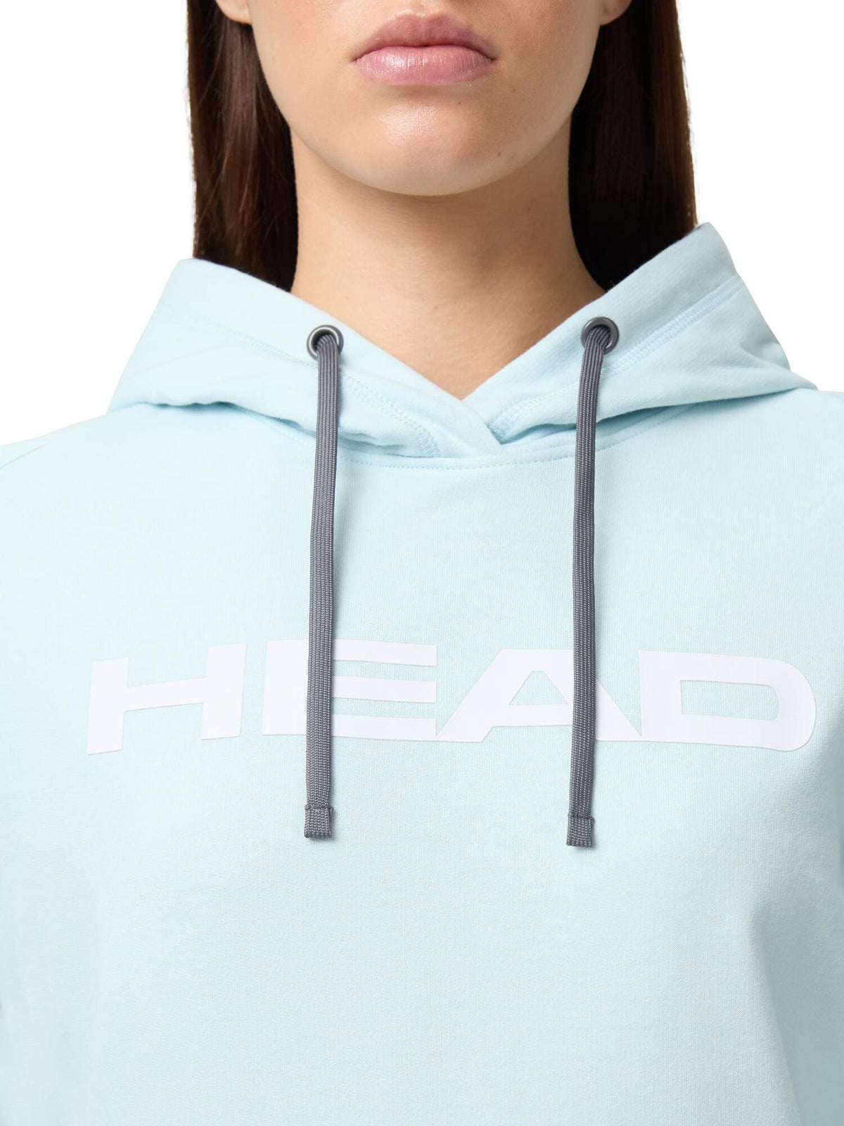 HEAD CLUB ORIGINAL Hoodie Womens in Light Blue - detail