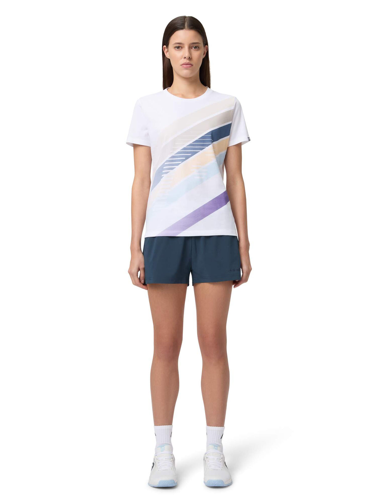 HEAD PLAY Womens Tennis Shorts in Navy - lifestyle front