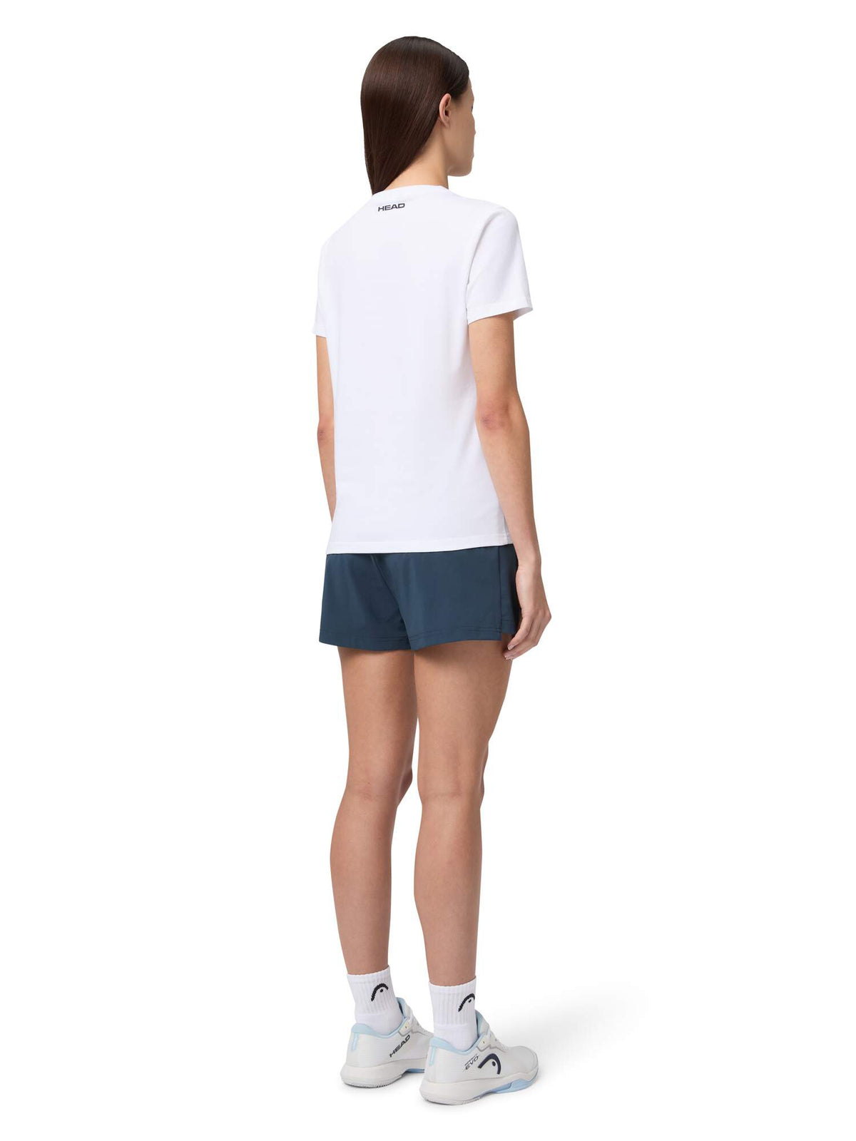 HEAD PLAY Womens Tennis Shorts in Navy - lifestyle back