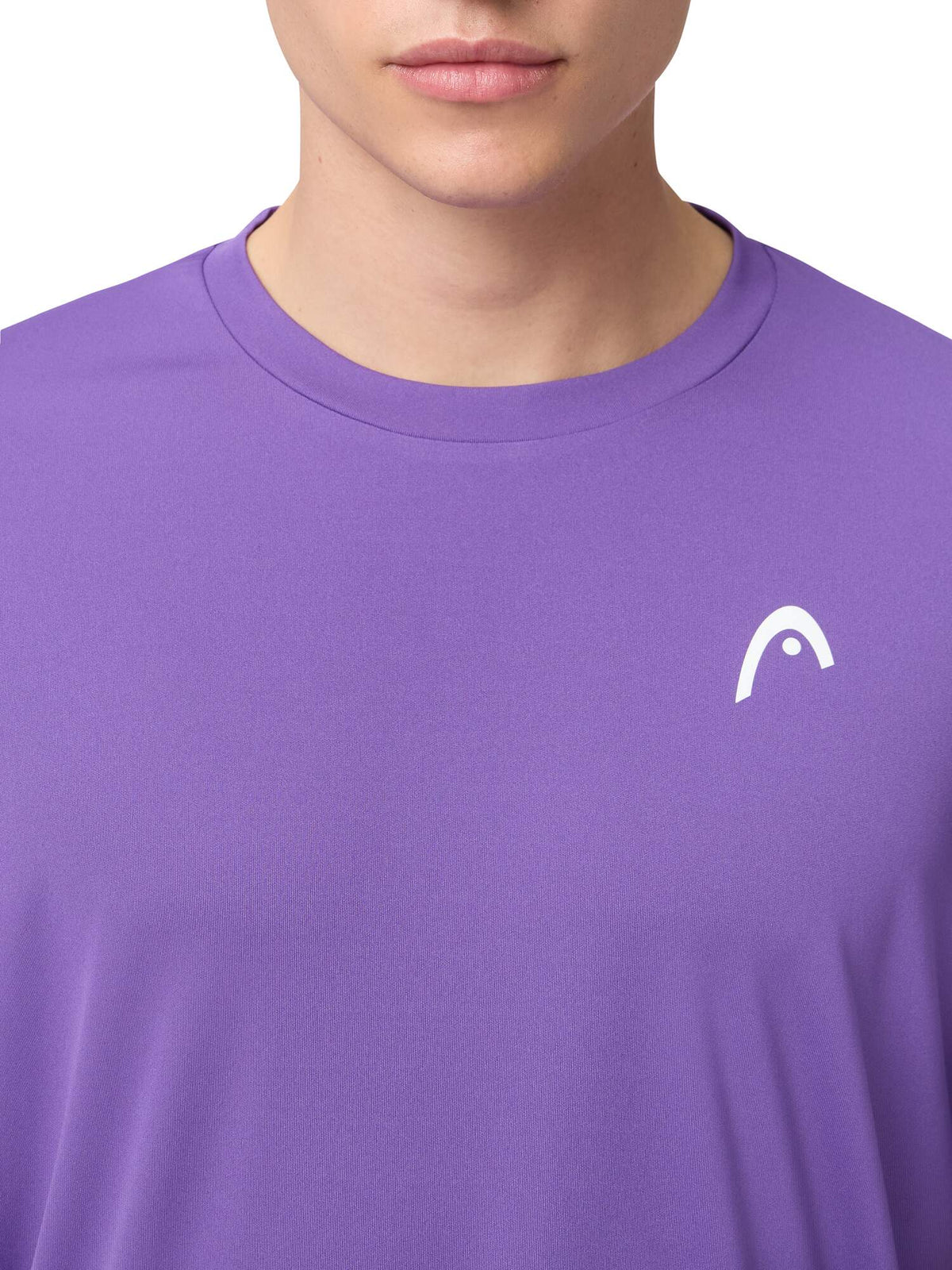 HEAD SLICE II Mens Tennis T-Shirt in Purple - model detail