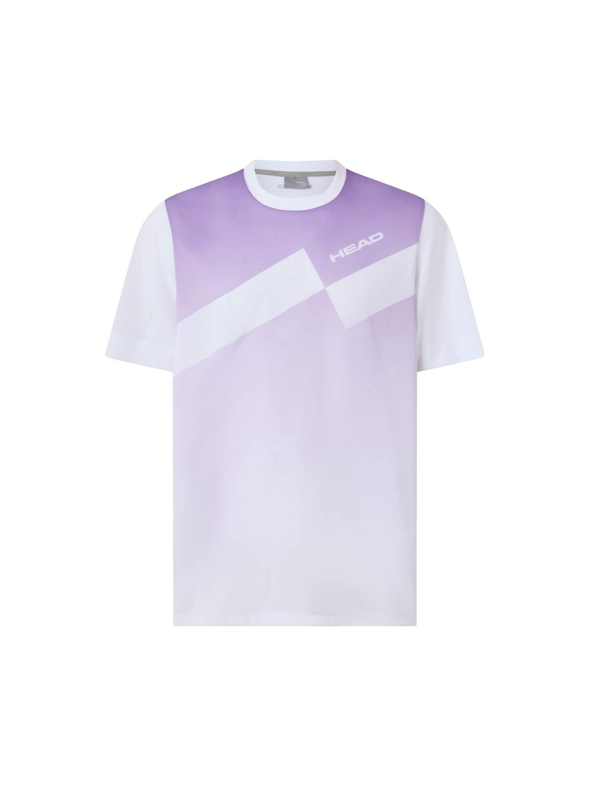 HEAD PRO Mens Tennis T-Shirt in Purple Print - front view