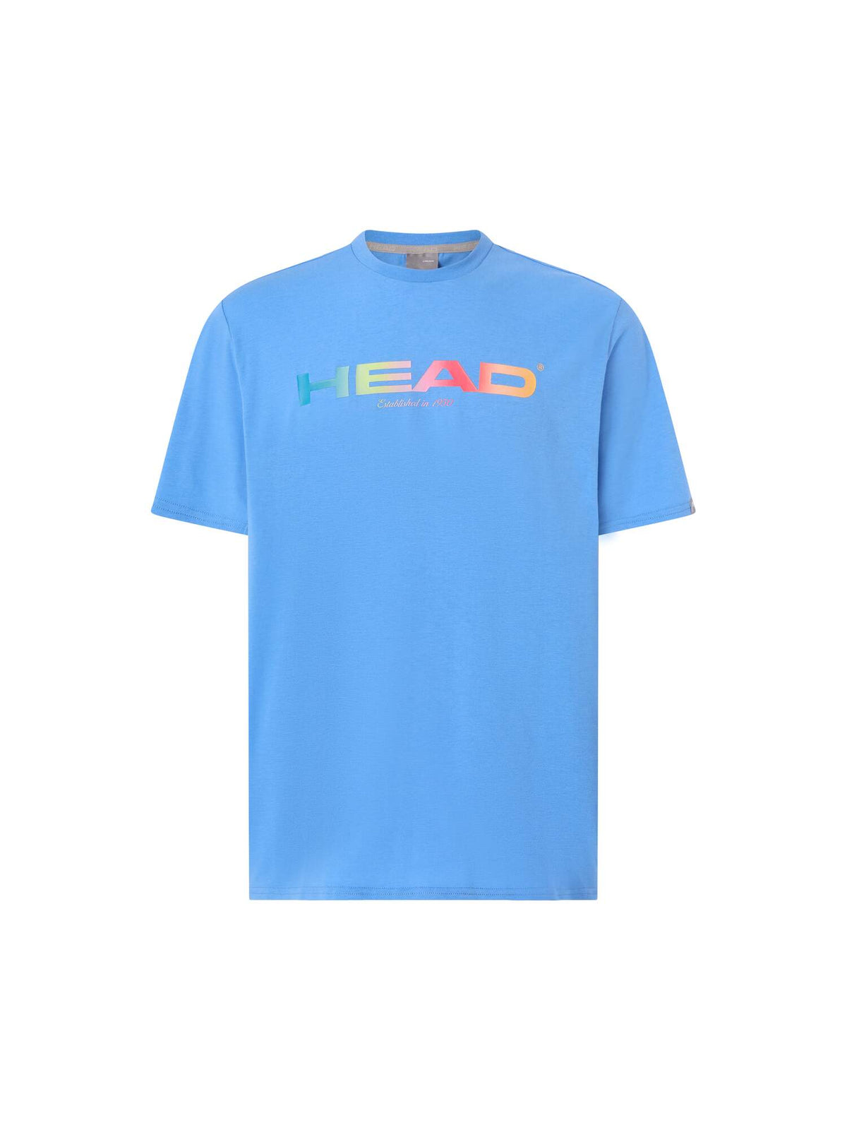 HEAD RAINBOW Mens Tennis T-Shirt in Airforce Blue - front view