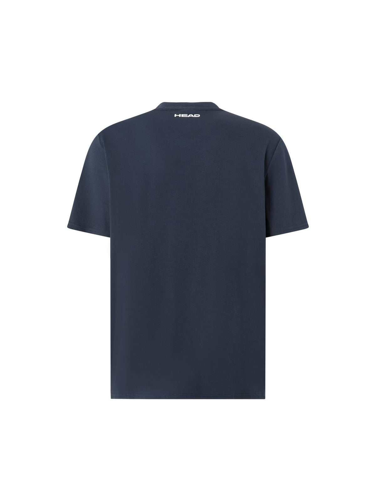 HEAD RAINBOW Mens Tennis T-Shirt in Navy - back view