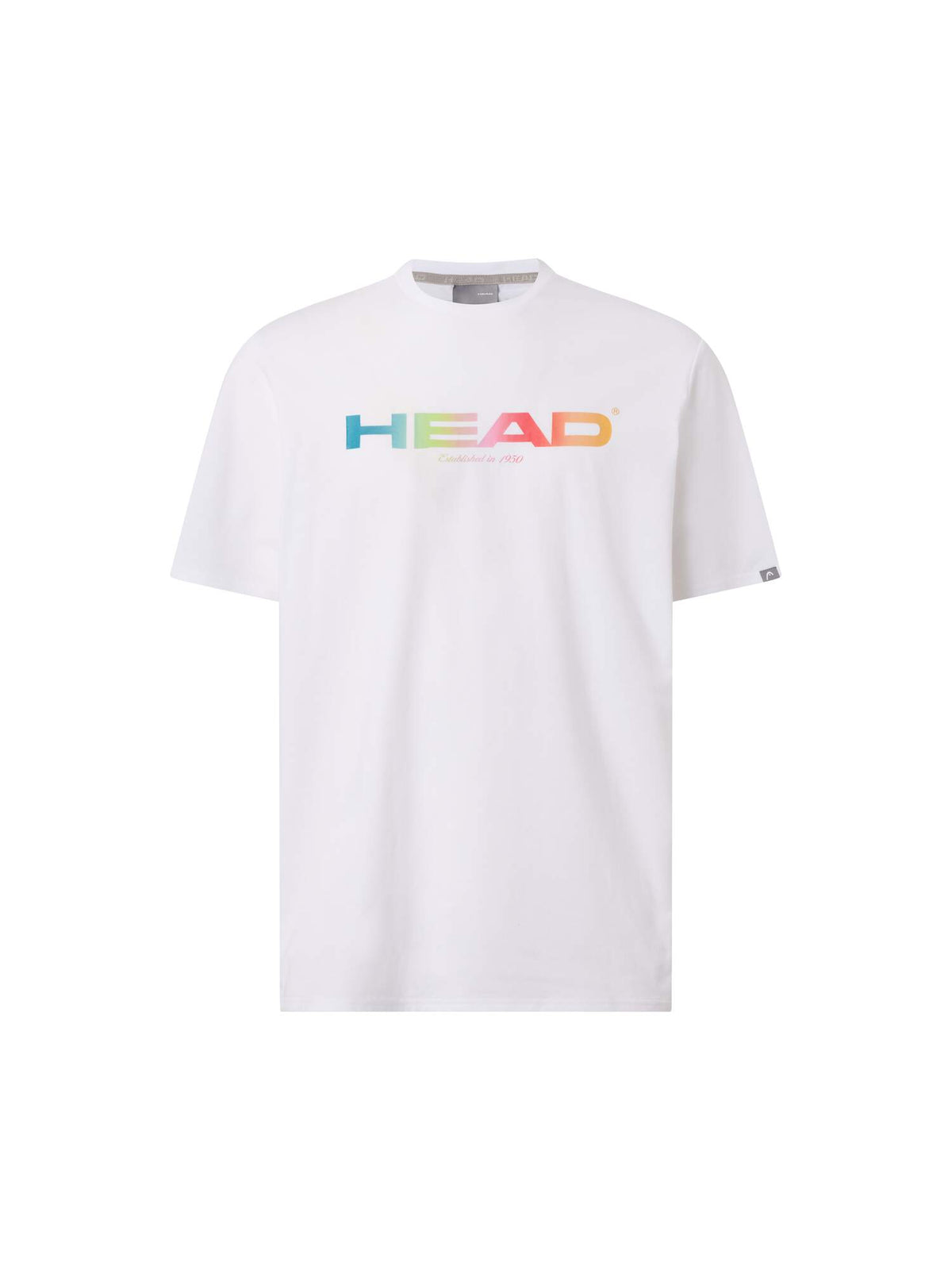 HEAD RAINBOW Mens Tennis T-Shirt in White - front view
