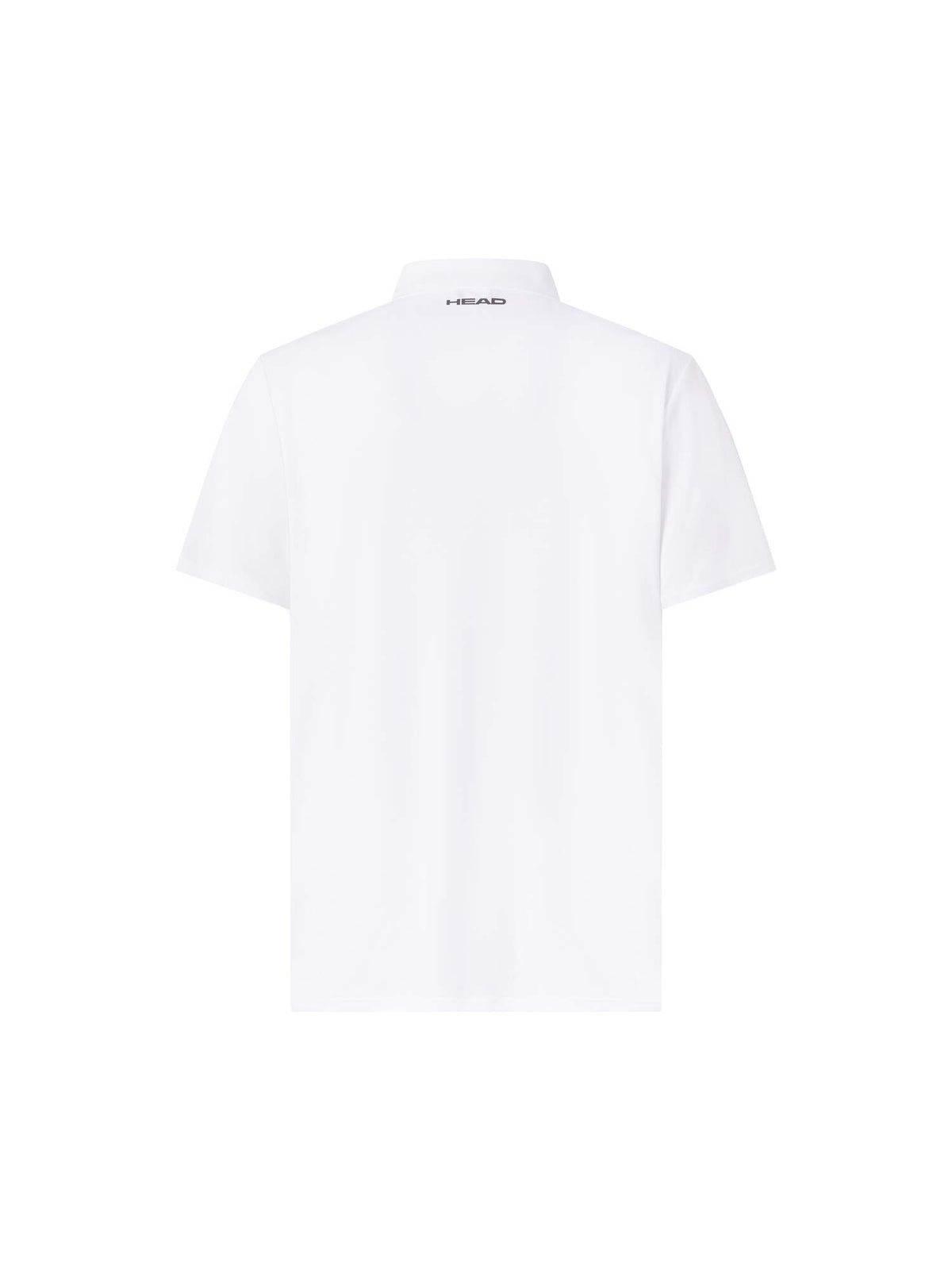 HEAD CLUB 25 TECH Tennis Polo Shirt Mens in White - back view