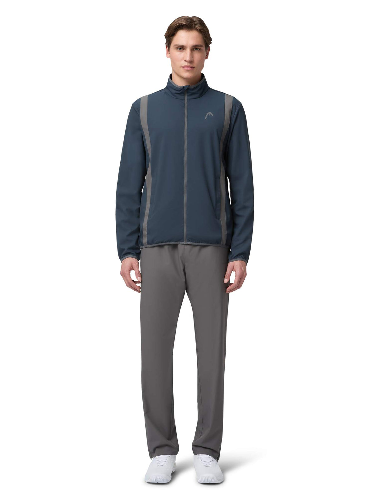 HEAD CLUB 25 Mens Tennis Jacket, Navy in Navy - model front view