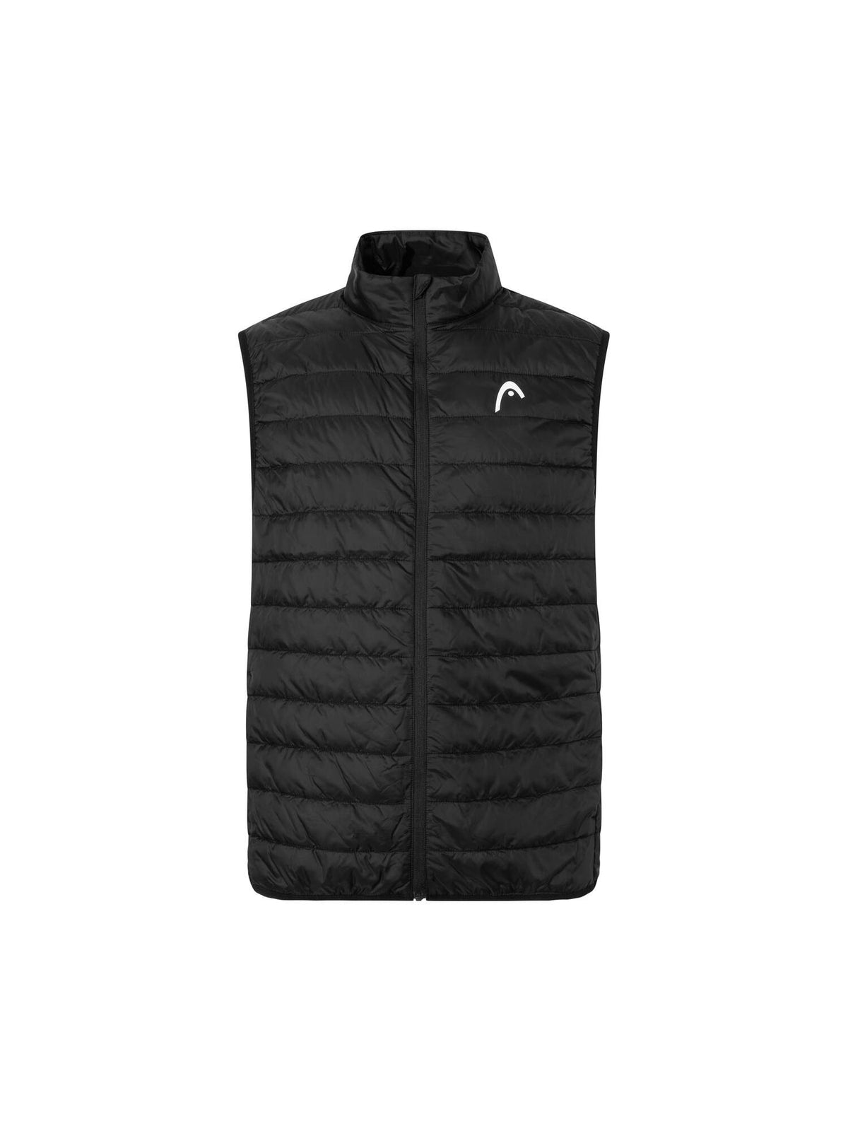 HEAD CLUB Lightweight Mens Tennis Vest in Black - front view