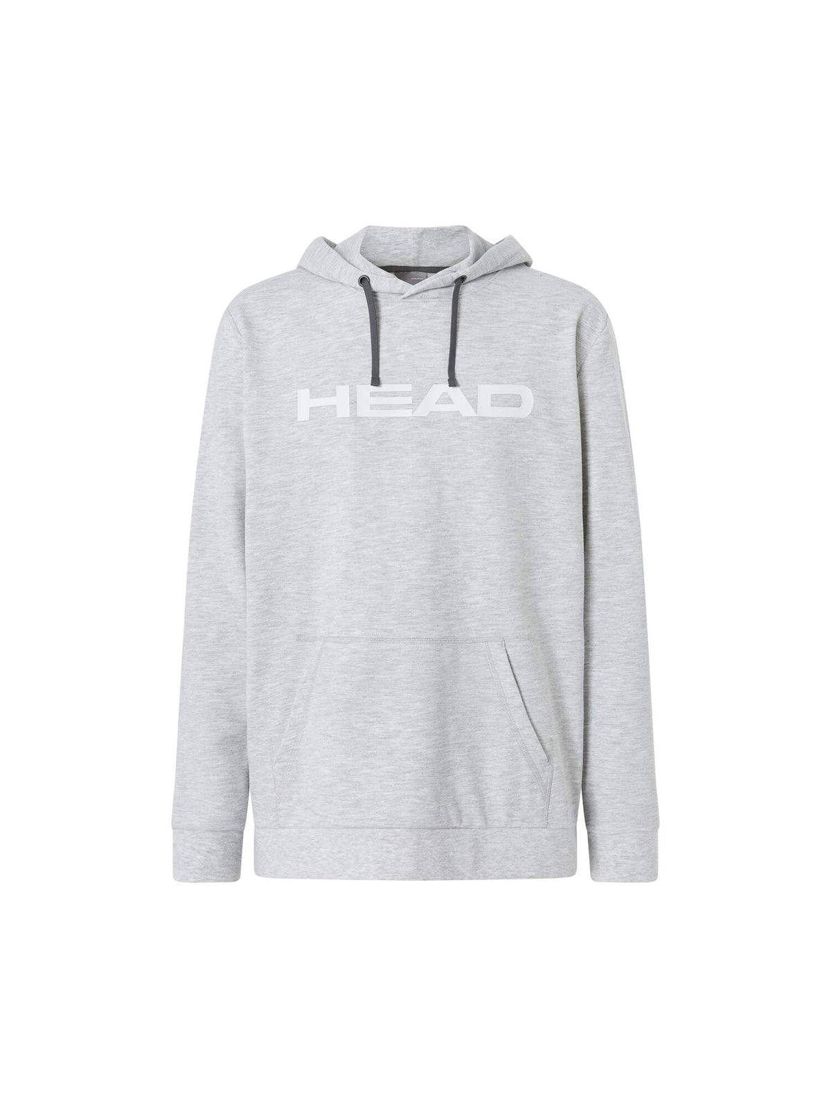 HEAD CLUB ORIGINAL Mens Tennis Hoodie in Grey Melange - front view
