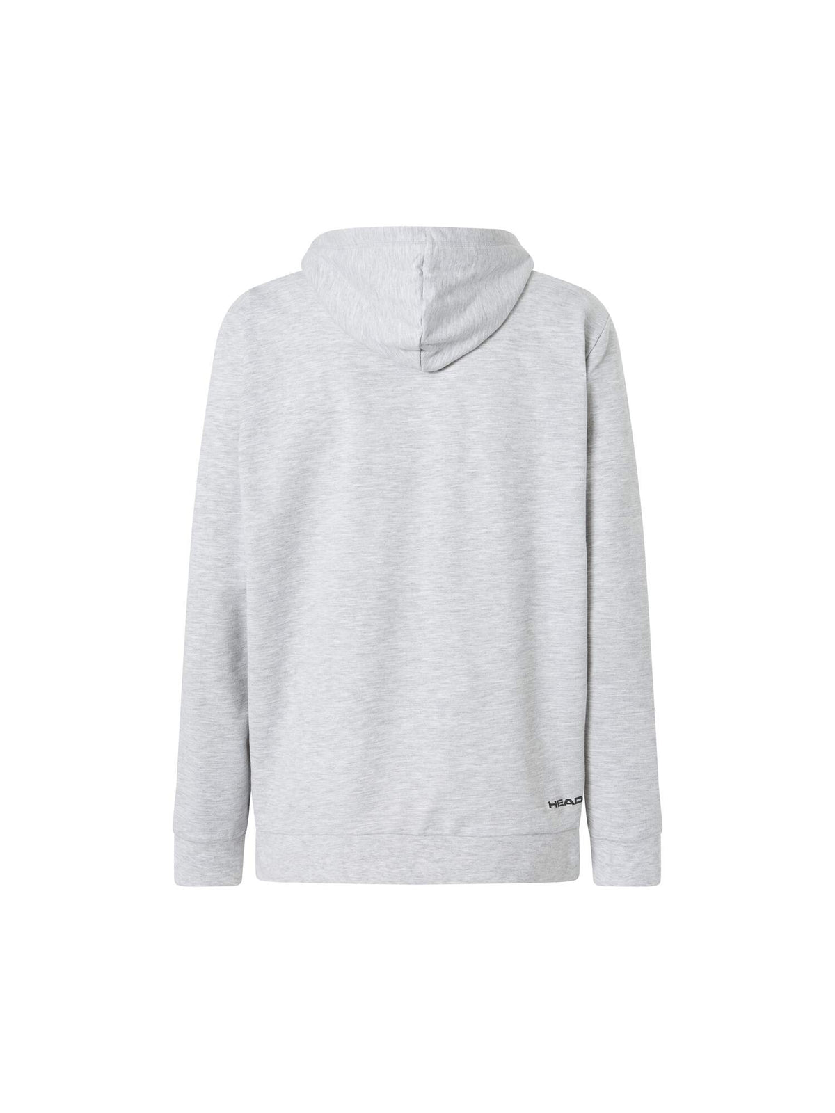 HEAD CLUB ORIGINAL Mens Tennis Hoodie in Grey Melange - back view
