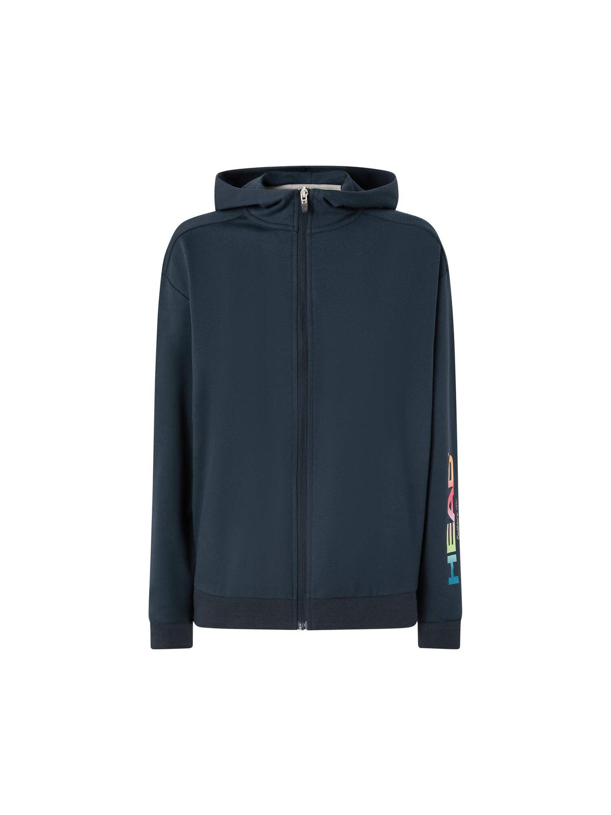 HEAD RALLY Full-Zip Womens Tennis Hoodie in Navy - front view