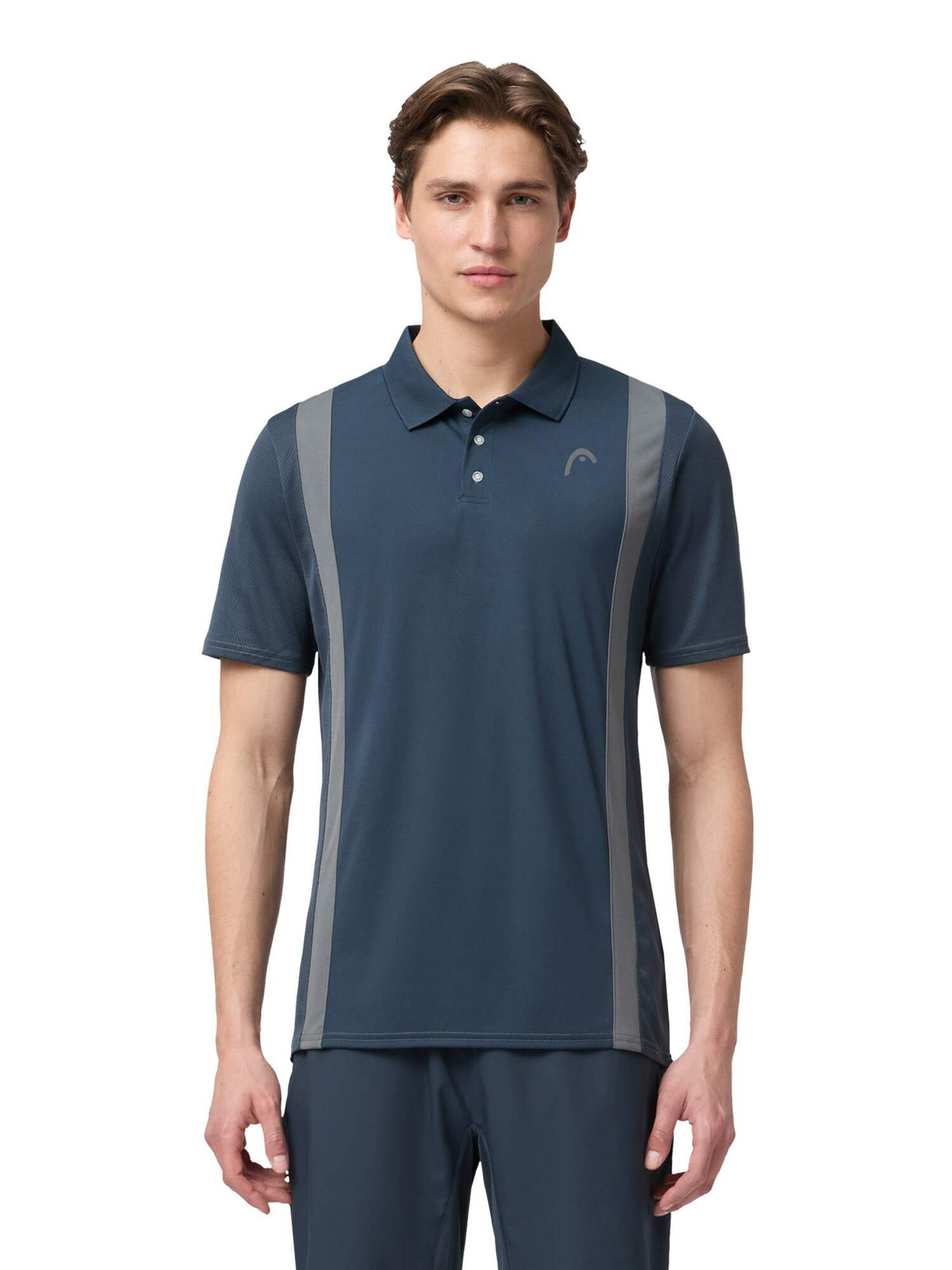 HEAD CLUB 25 TECH Tennis Polo Shirt Mens in Navy - lifestyle