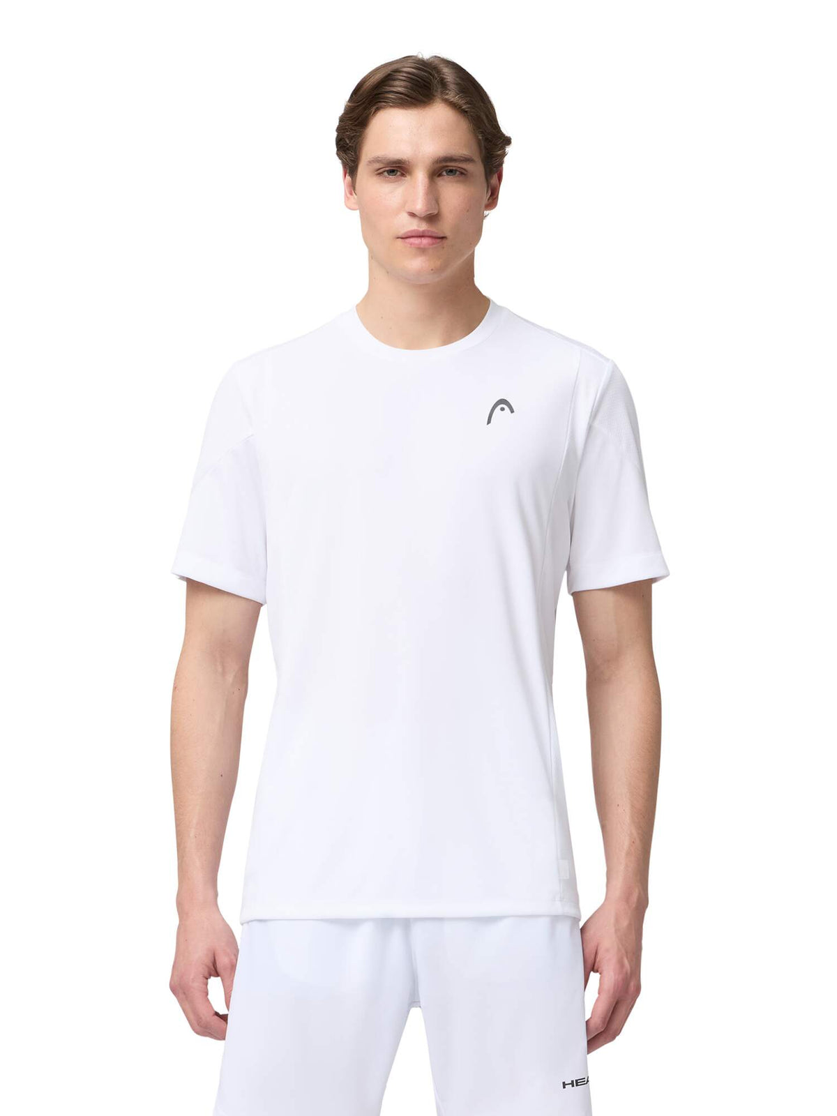 HEAD SLICE Tennis T-Shirt Mens in White - lifestyle