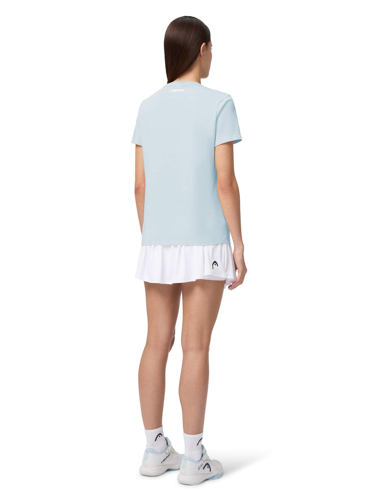 HEAD RAINBOW Womens Tennis T-Shirt in Light Blue - lifestyle back