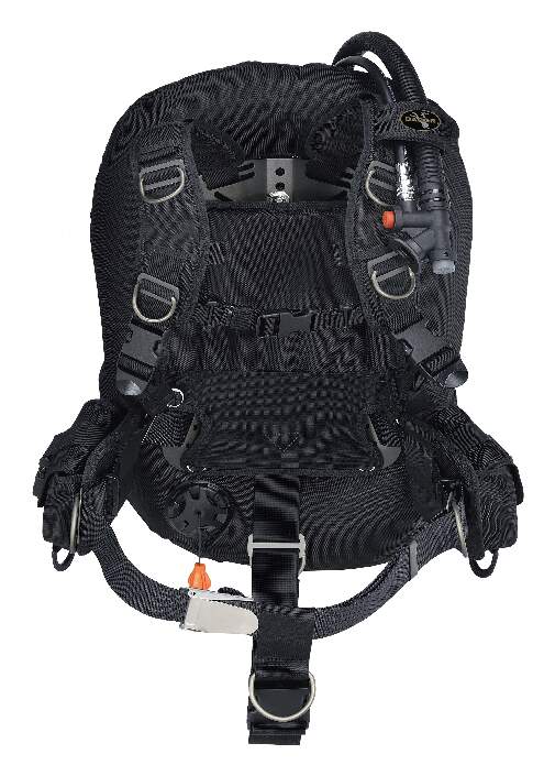 Dacor Nautica Wing Back Inflation BCD - harness view