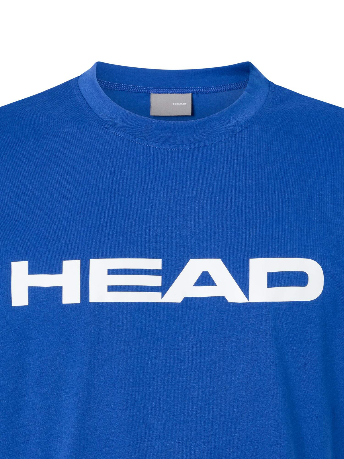 HEAD CLUB BASIC Mens Tennis T-Shirt, Royal Blue XXL in Royal Blue - logo detail