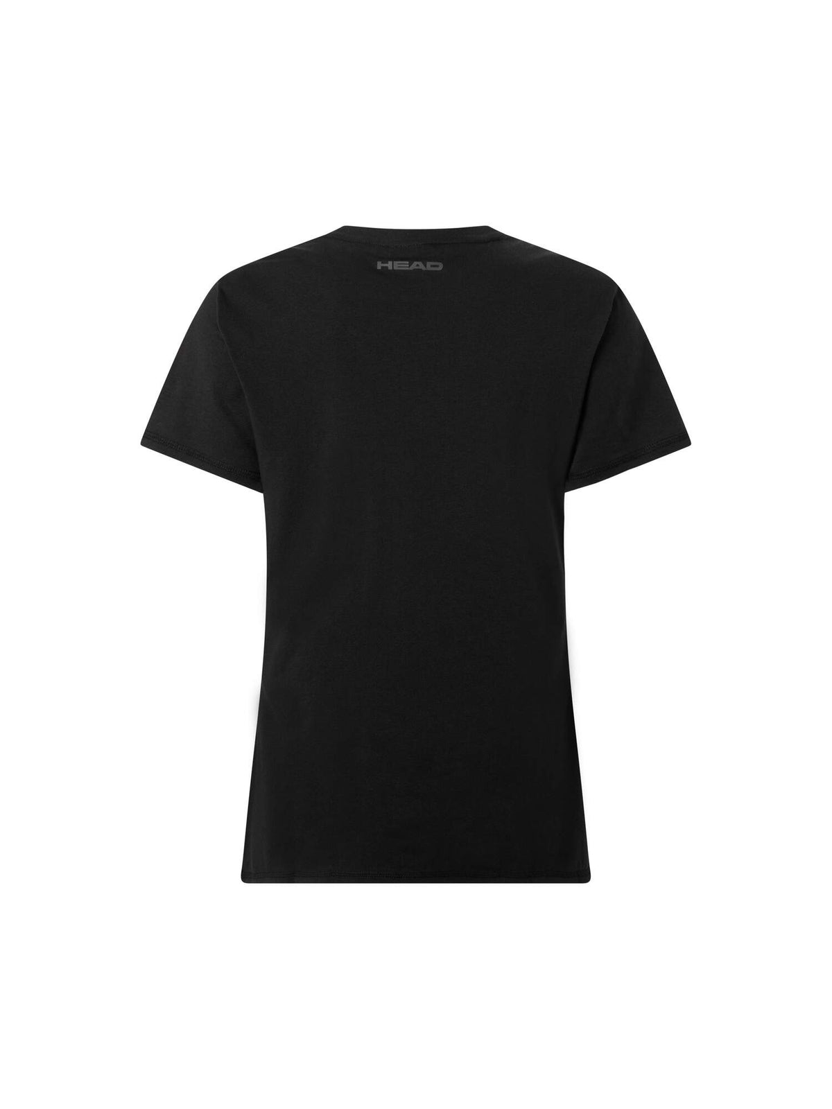 HEAD CLUB ORIGINAL Womens Tennis T-Shirt in Black - back view
