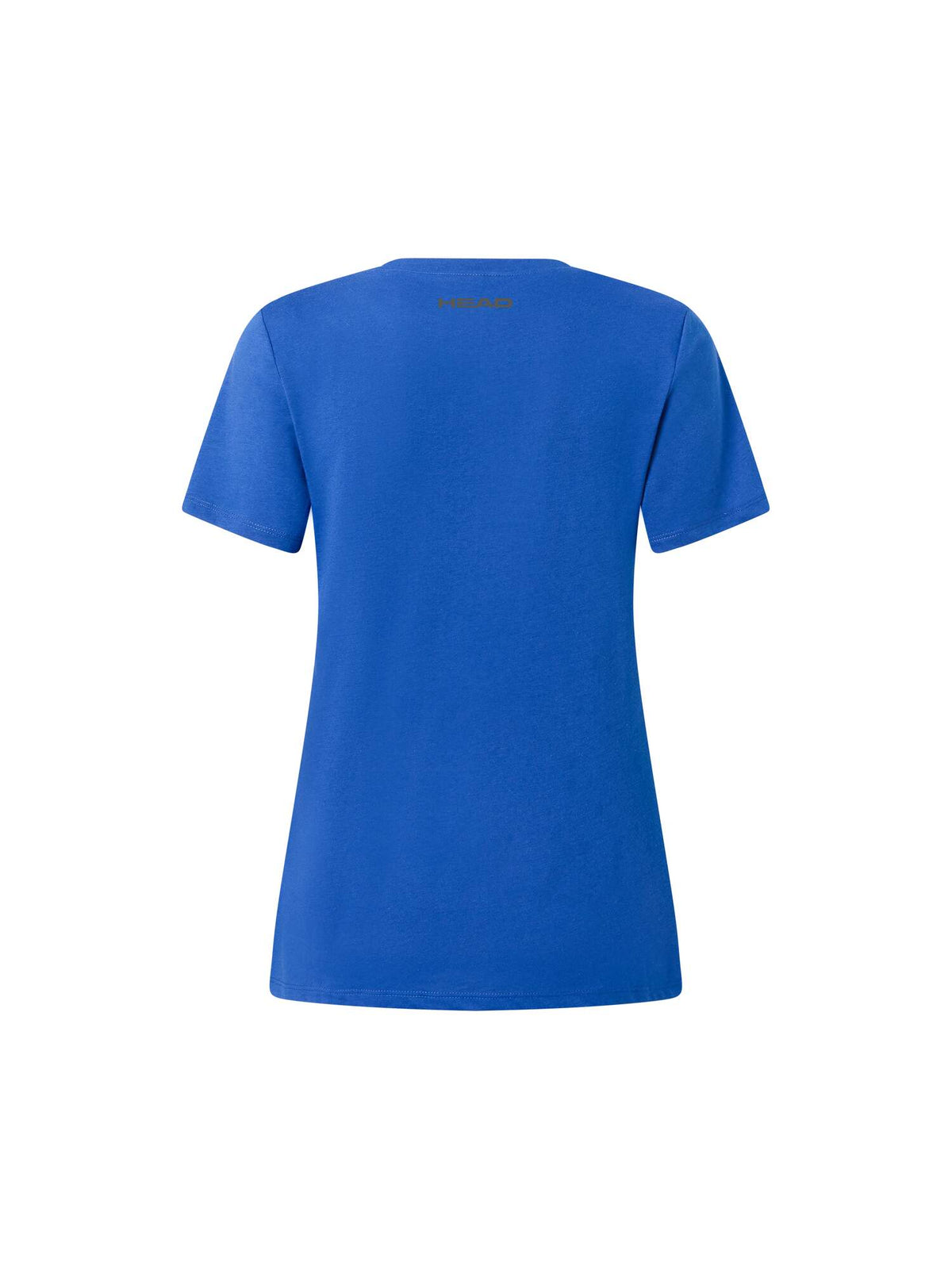 HEAD CLUB ORIGINAL Womens Tennis T-Shirt in Royal Blue - back view