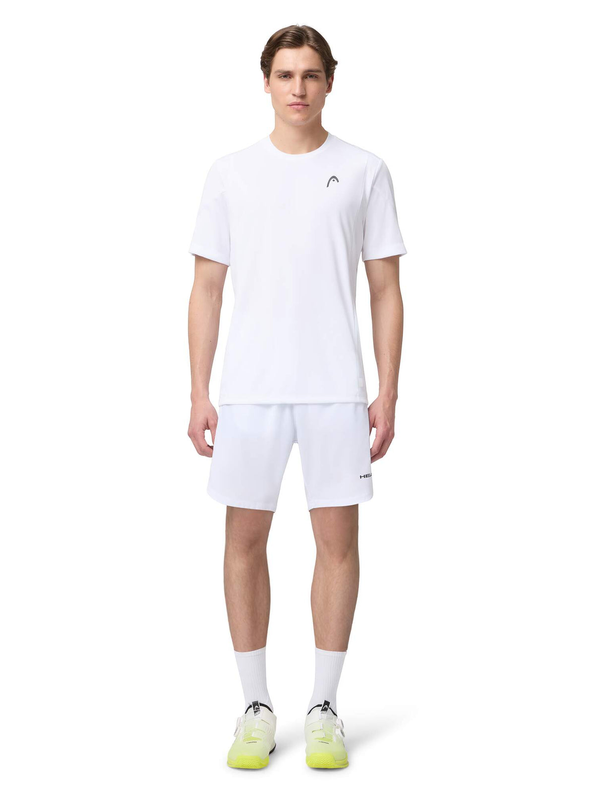 HEAD SLICE Tennis T-Shirt Mens in White - lifestyle
