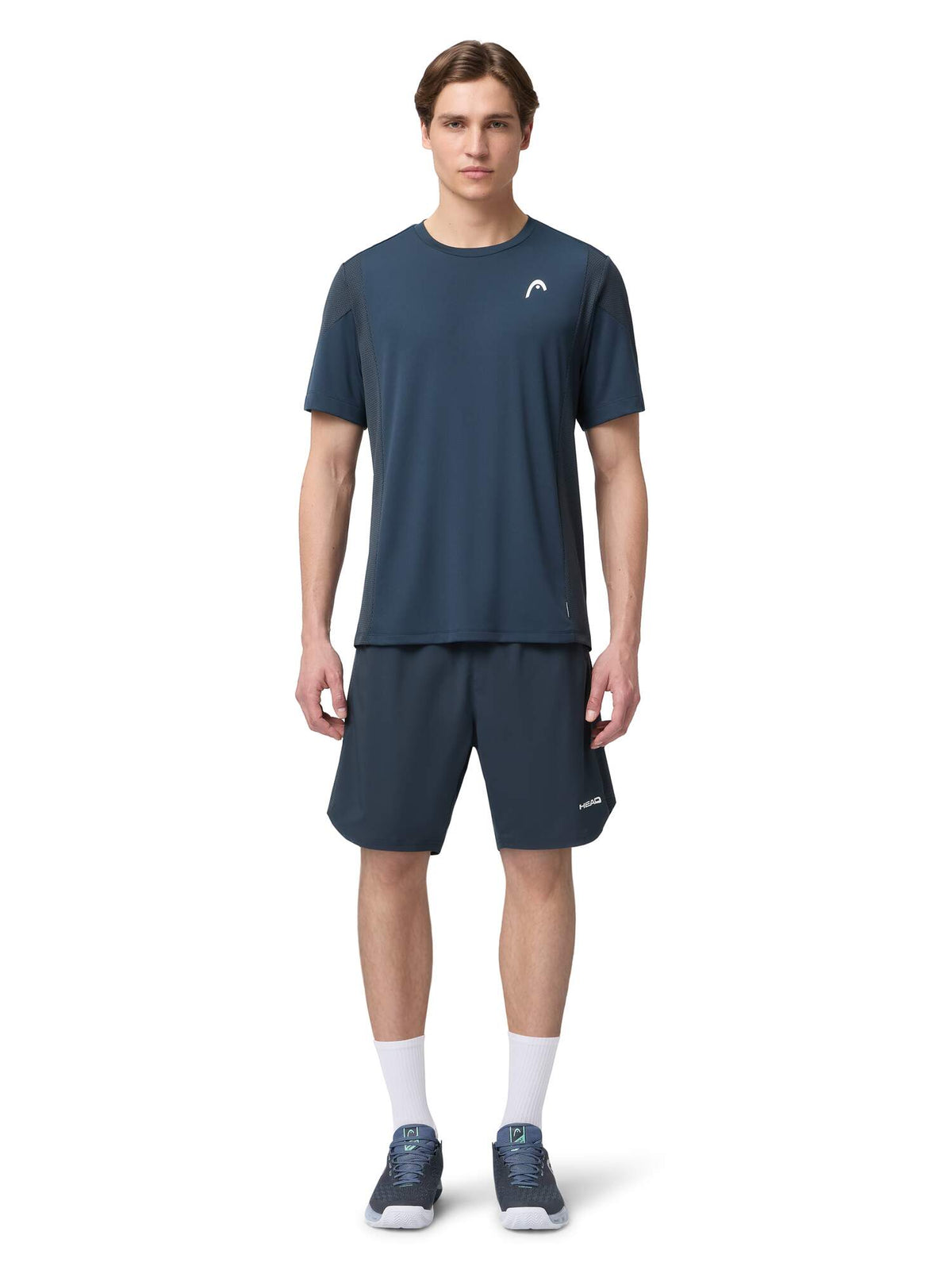 HEAD SLICE Tennis T-Shirt Mens in Navy - lifestyle