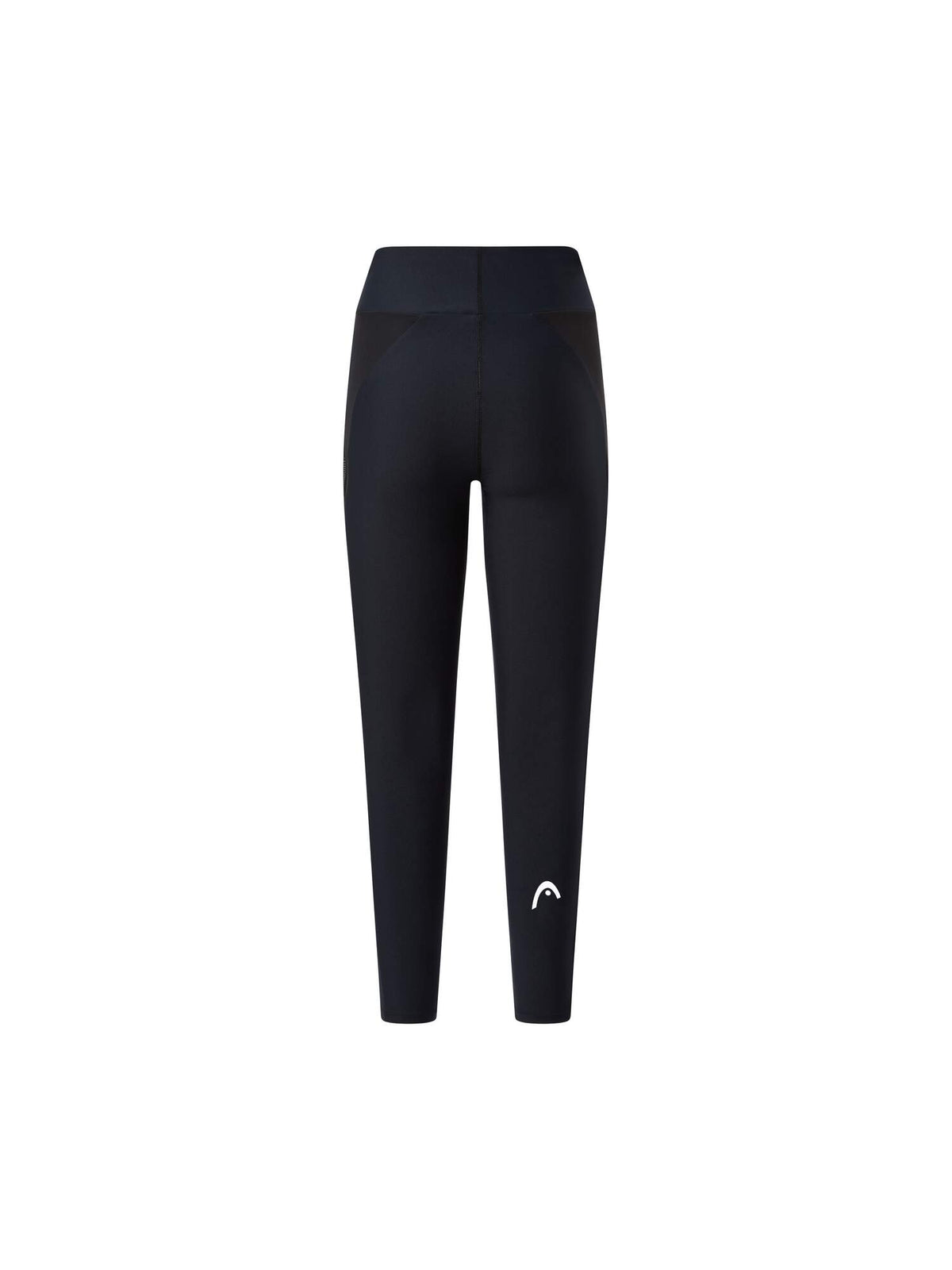 HEAD TECH Womens Tennis Tights in Black - back view