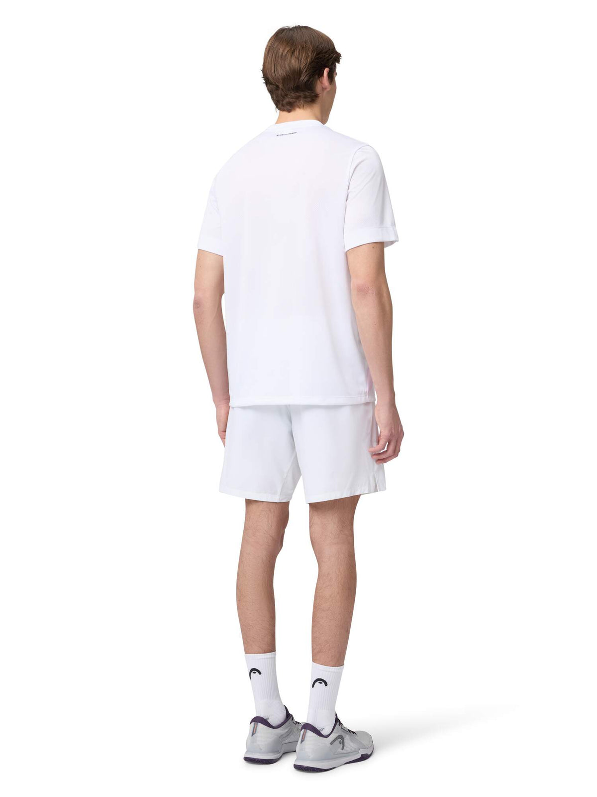 HEAD PLAY Mens Tennis Shorts in White - lifestyle back