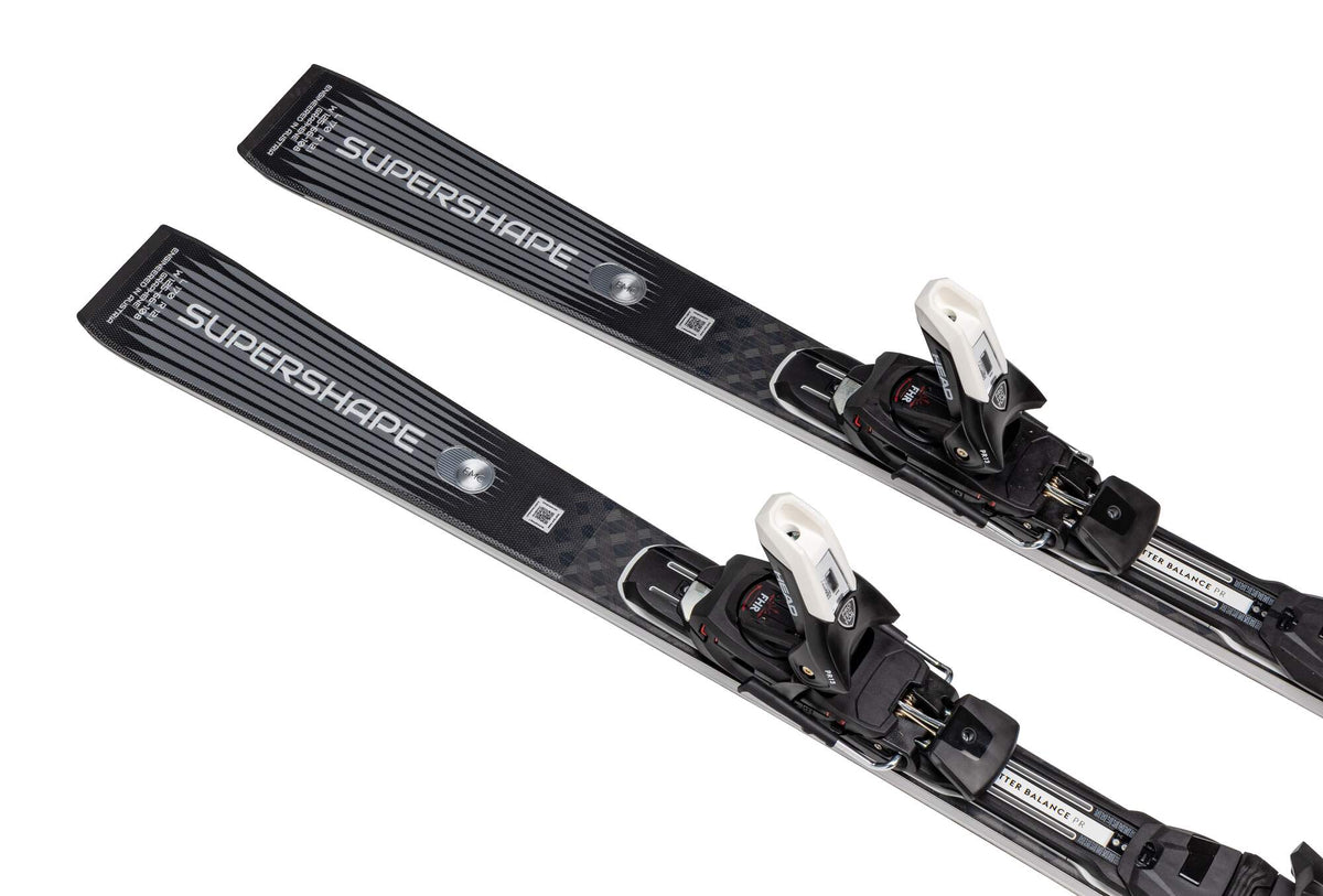HEAD Supershape e-Original Skis with Protector EVO PR 13 GW Bindings - binding detail