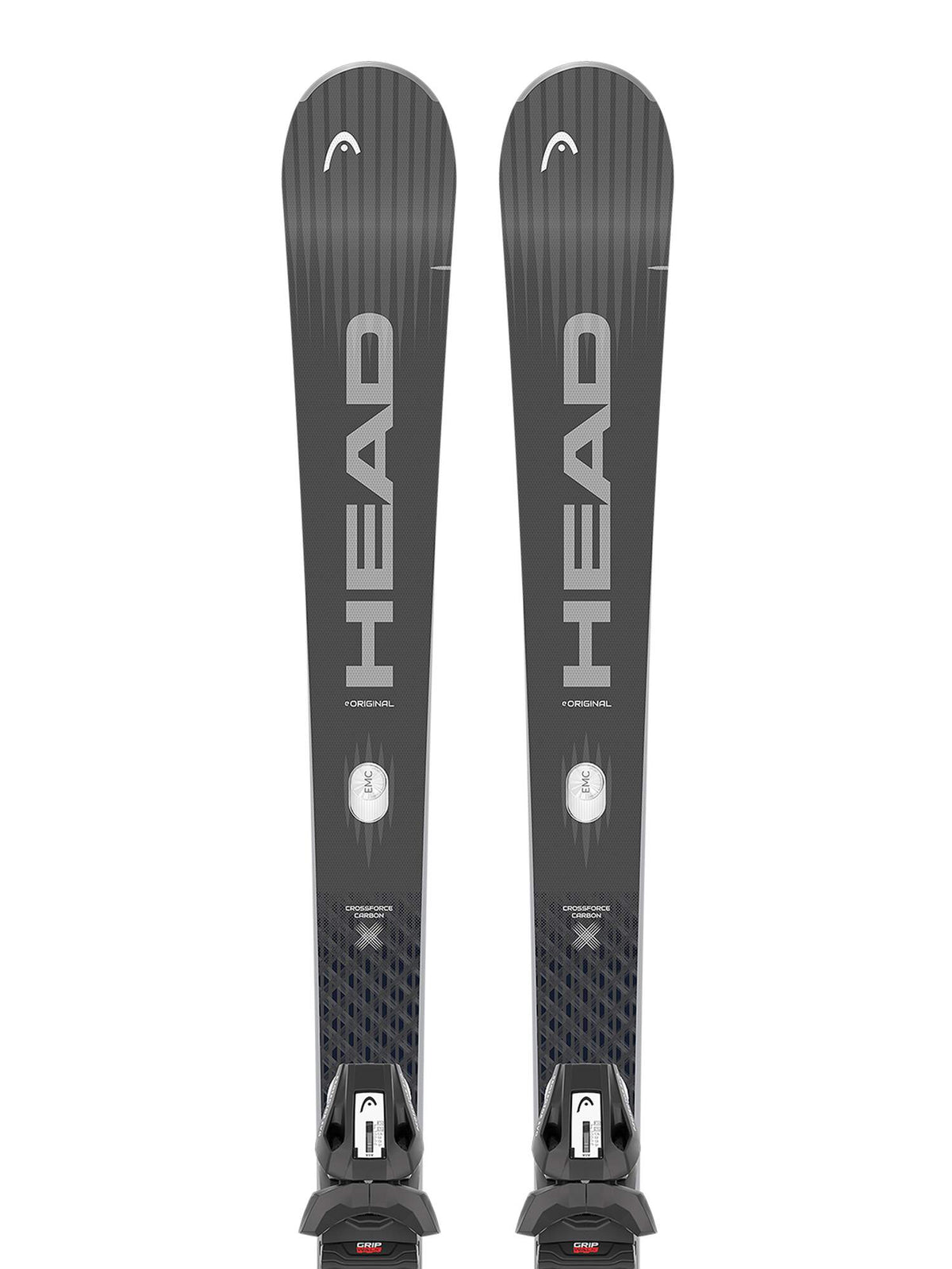 HEAD Supershape e-Original Skis with Protector EVO PR 13 GW Bindings - top detail