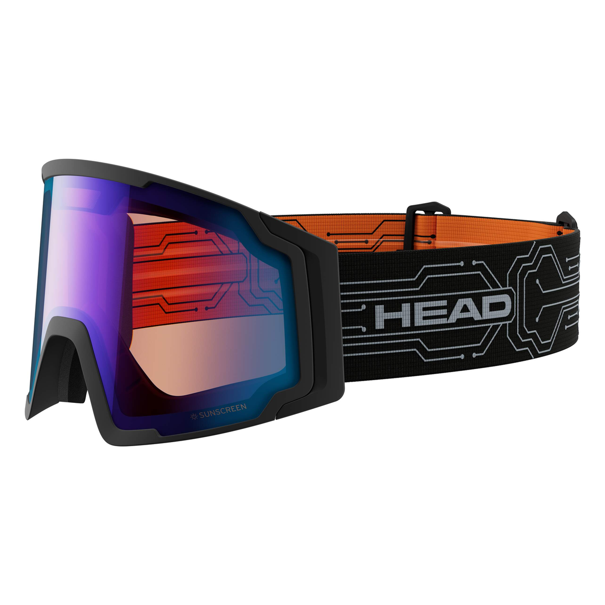 Head Neves Sunscreen Control Ski & Snowboard Goggles - official product view