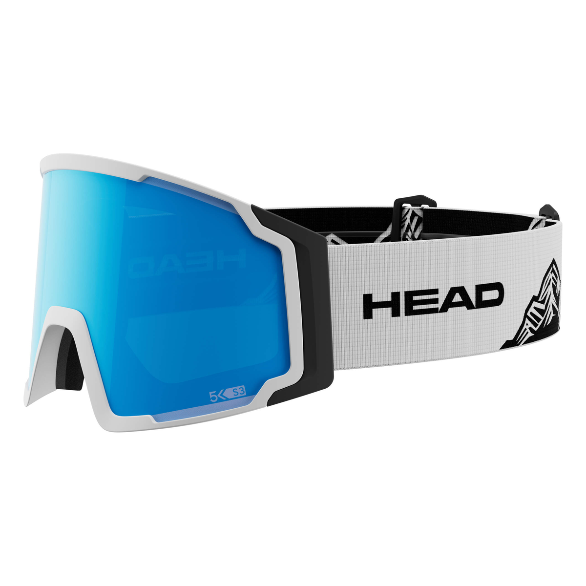 Head NEVES PRO 5K blue white Ski & Snowboard Goggles - official product view