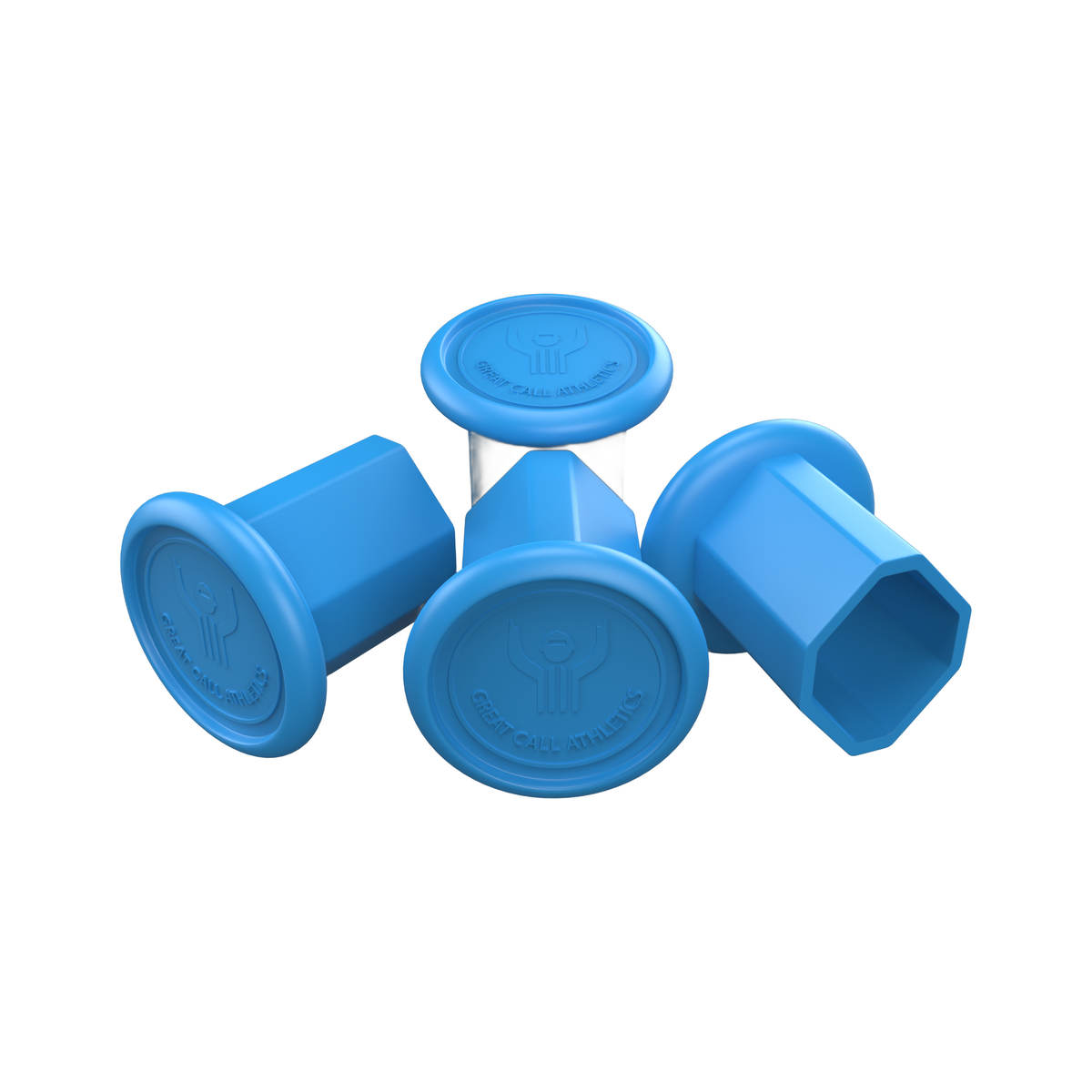 Great Call Athletics Pro Lacrosse Butt End Cap Blue - 391704_BL_1