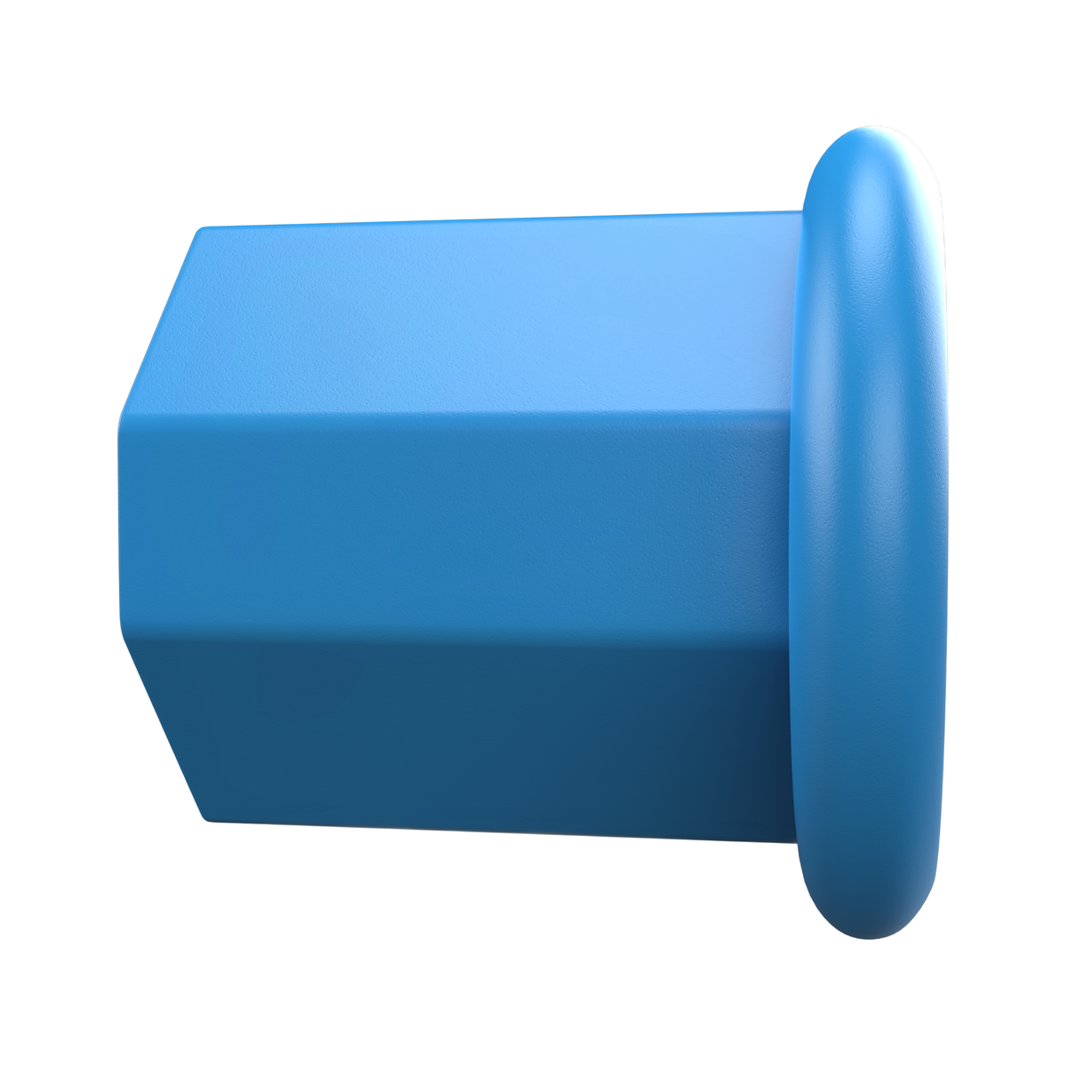 Great Call Athletics Pro Lacrosse Butt End Cap Blue - 391704_BL_4