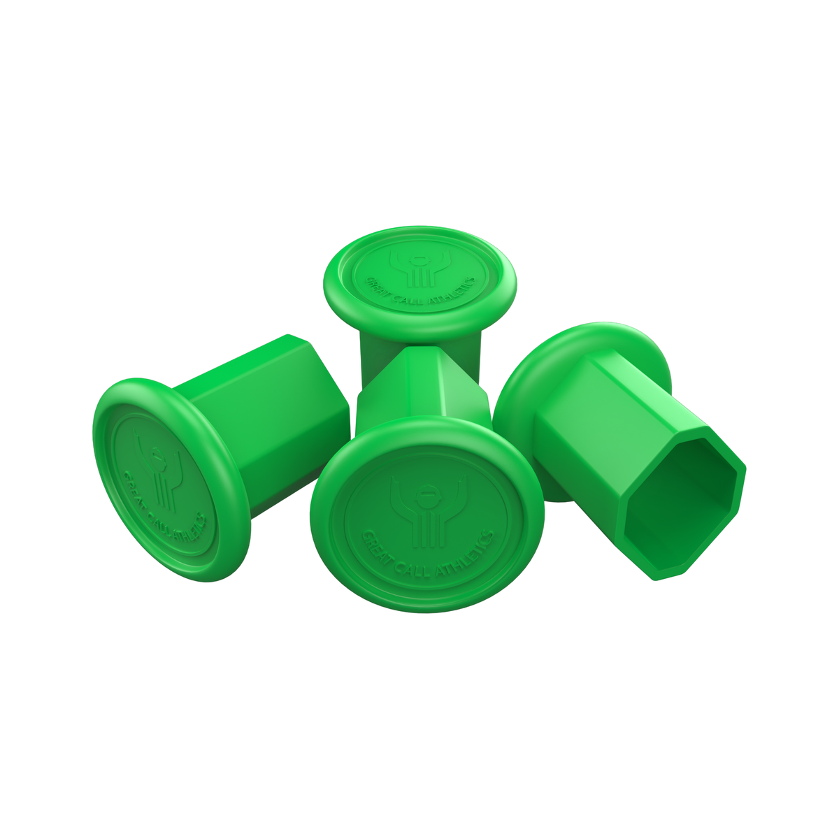Great Call Athletics Pro Lacrosse Butt End Cap Green - 391704_GR_1