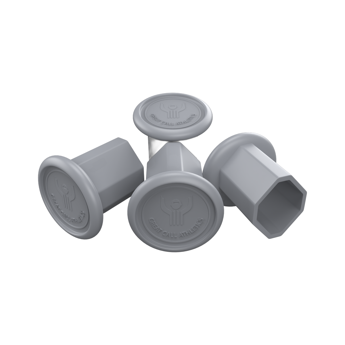 Great Call Athletics Pro Lacrosse Butt End Cap Grey - 391704_GY_1