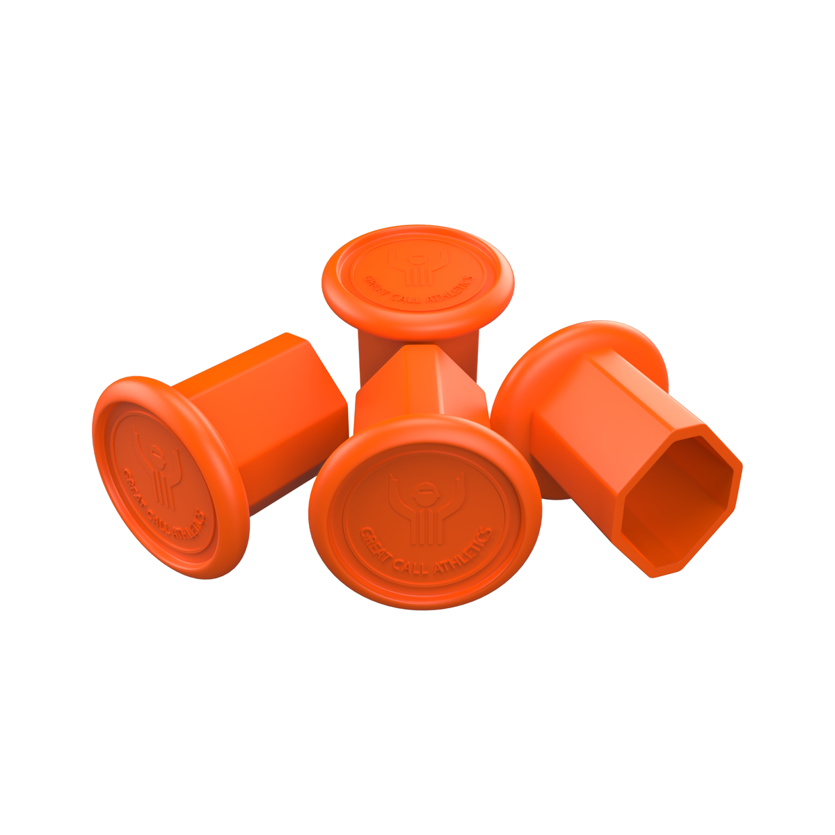 Great Call Athletics Pro Lacrosse Butt End Cap Orange - 391704_OR_1