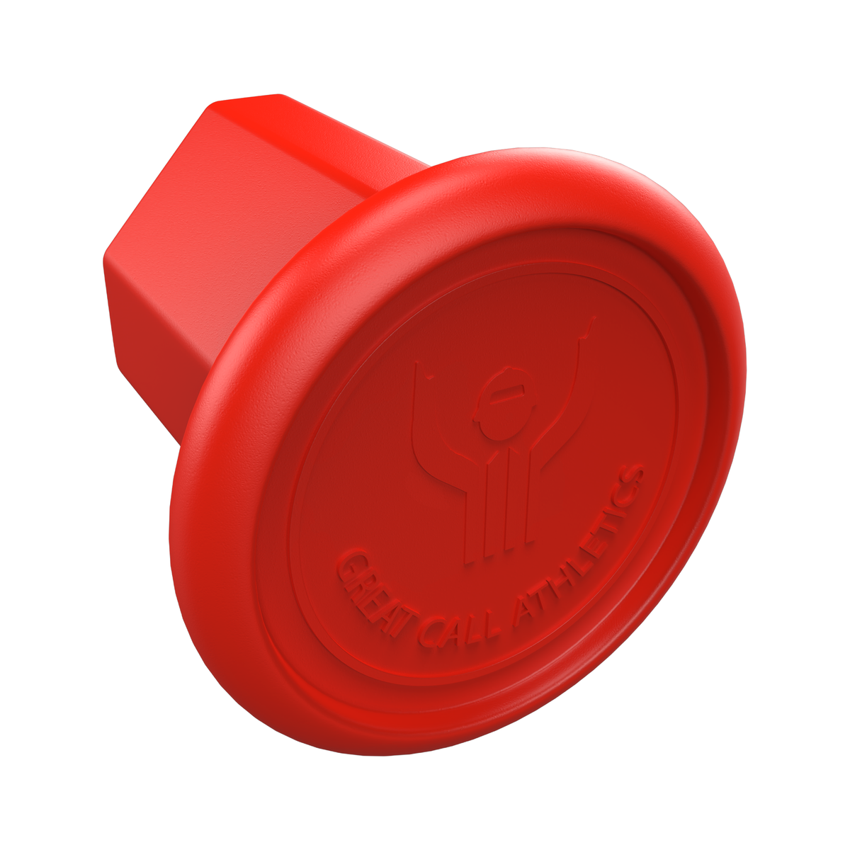 Great Call Athletics Pro Lacrosse Butt End Cap Red - 391704_RD_2