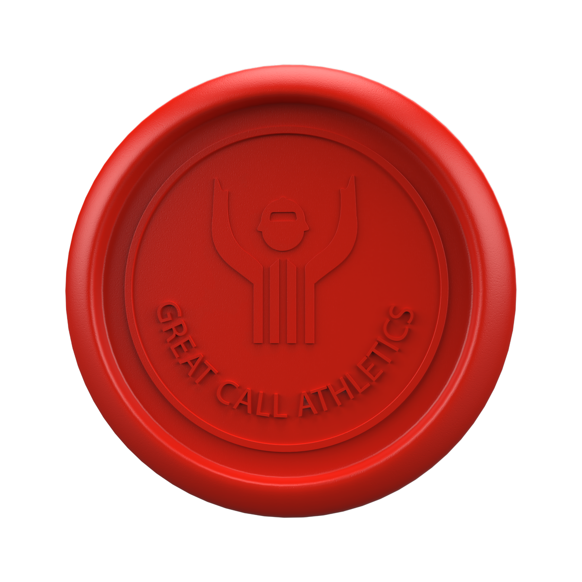 Great Call Athletics Pro Lacrosse Butt End Cap Red - 391704_RD_3