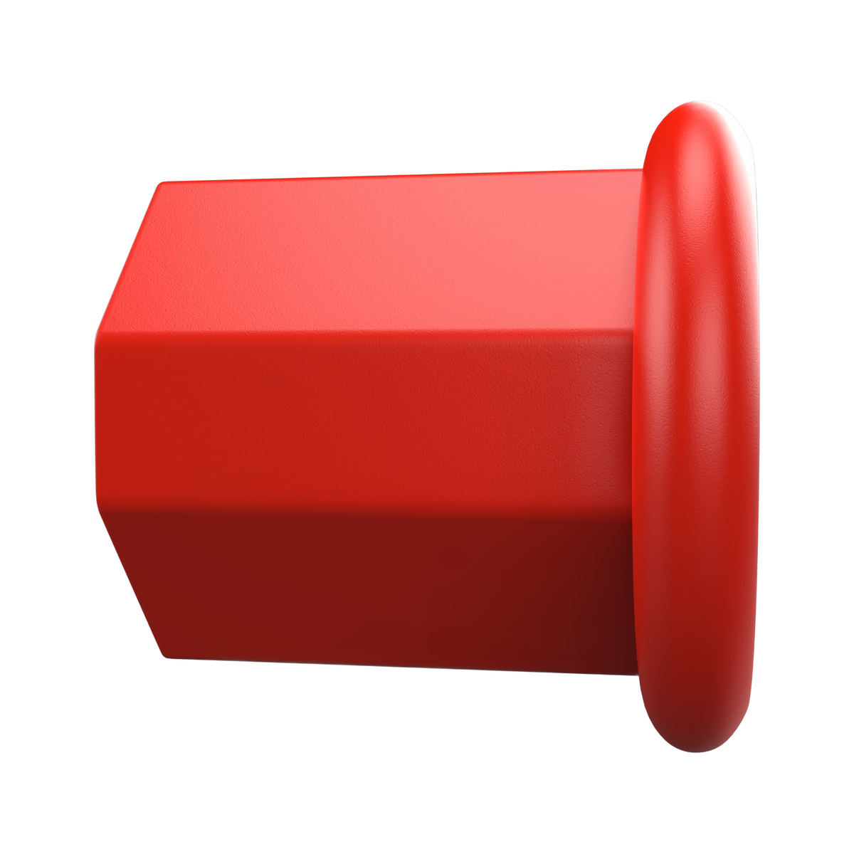 Great Call Athletics Pro Lacrosse Butt End Cap Red - 391704_RD_4
