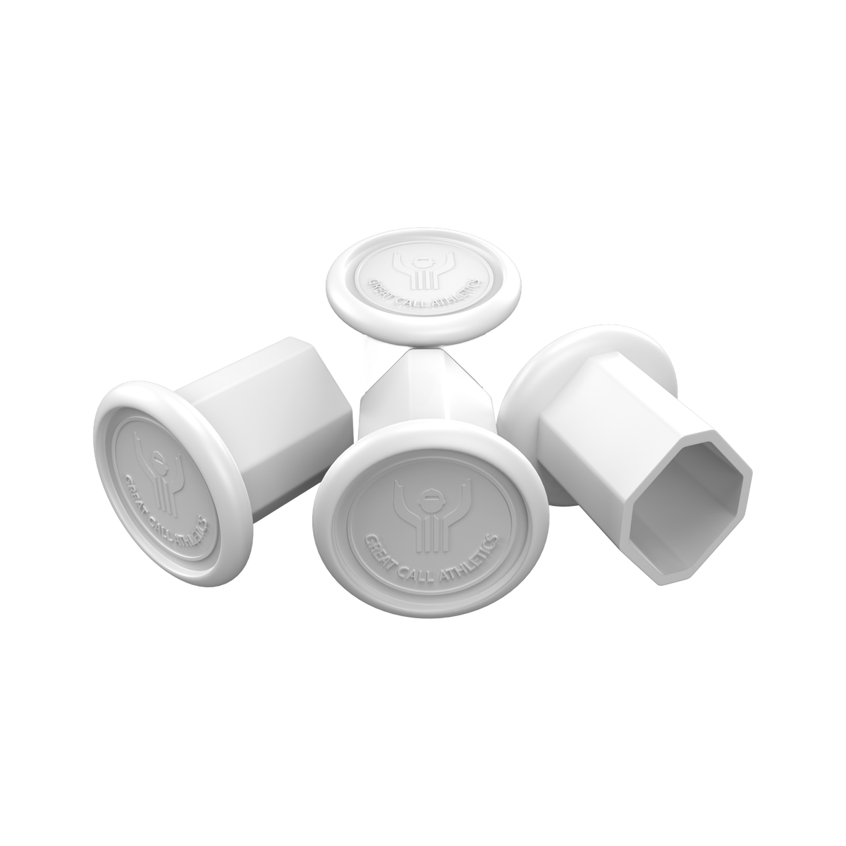 Great Call Athletics Pro Lacrosse Butt End Cap White - 391704_WH_1