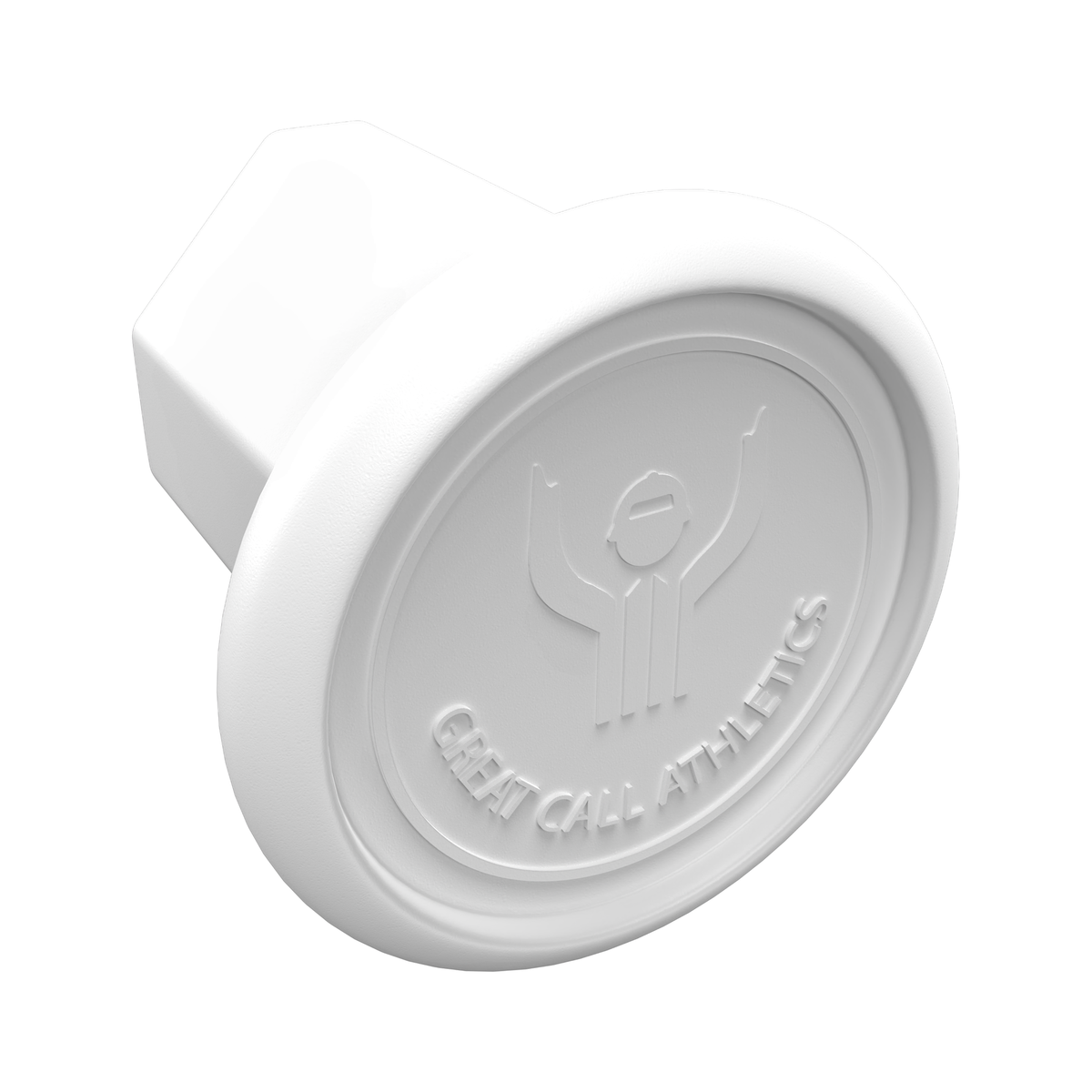 Great Call Athletics Pro Lacrosse Butt End Cap White - 391704_WH_2