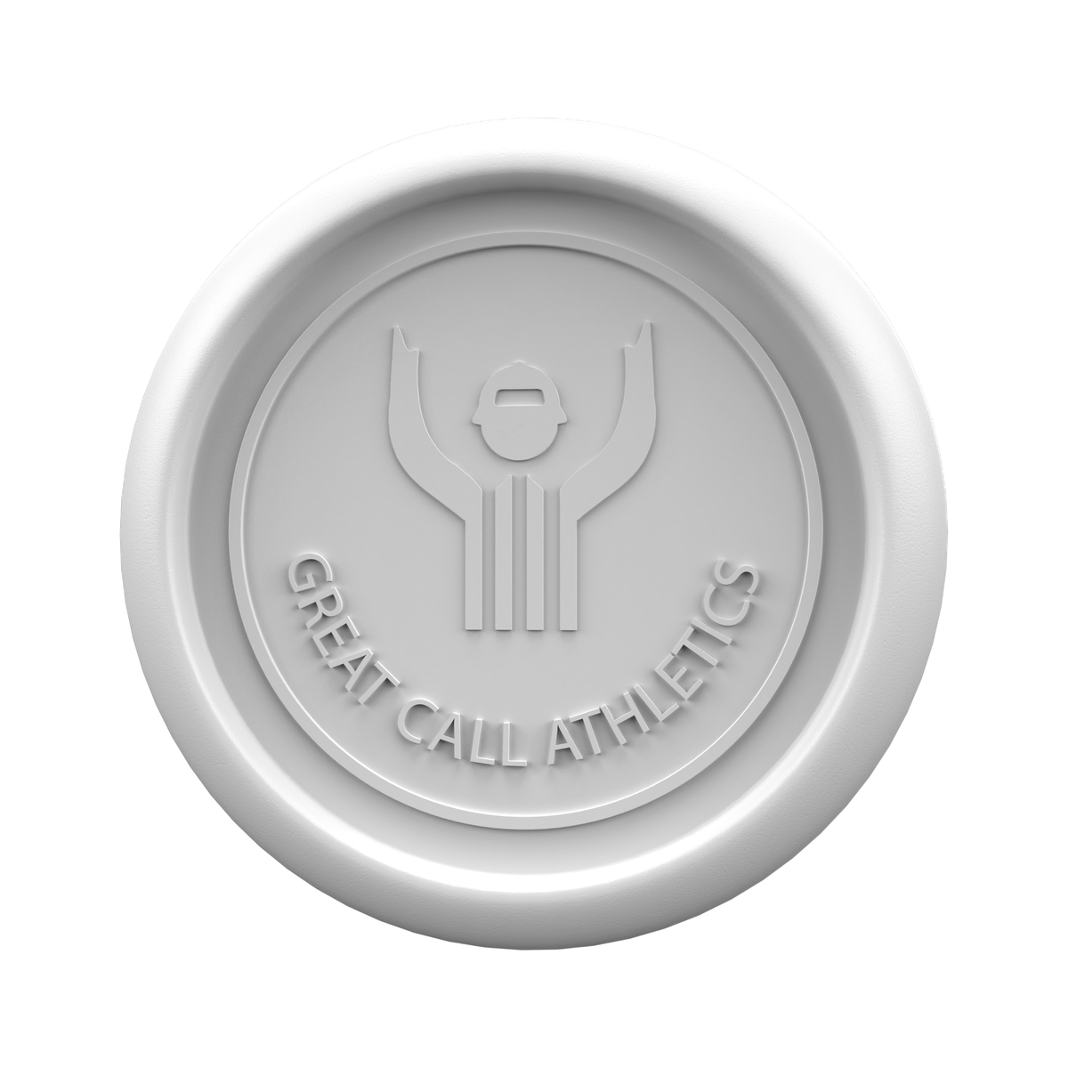 Great Call Athletics Pro Lacrosse Butt End Cap White - 391704_WH_3