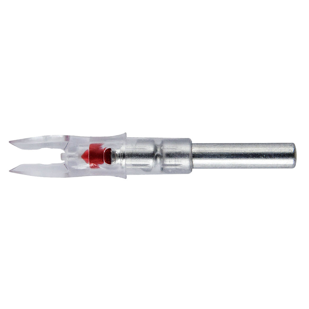 Nockturnal Lighted Nocks in Red X Nock - Front View